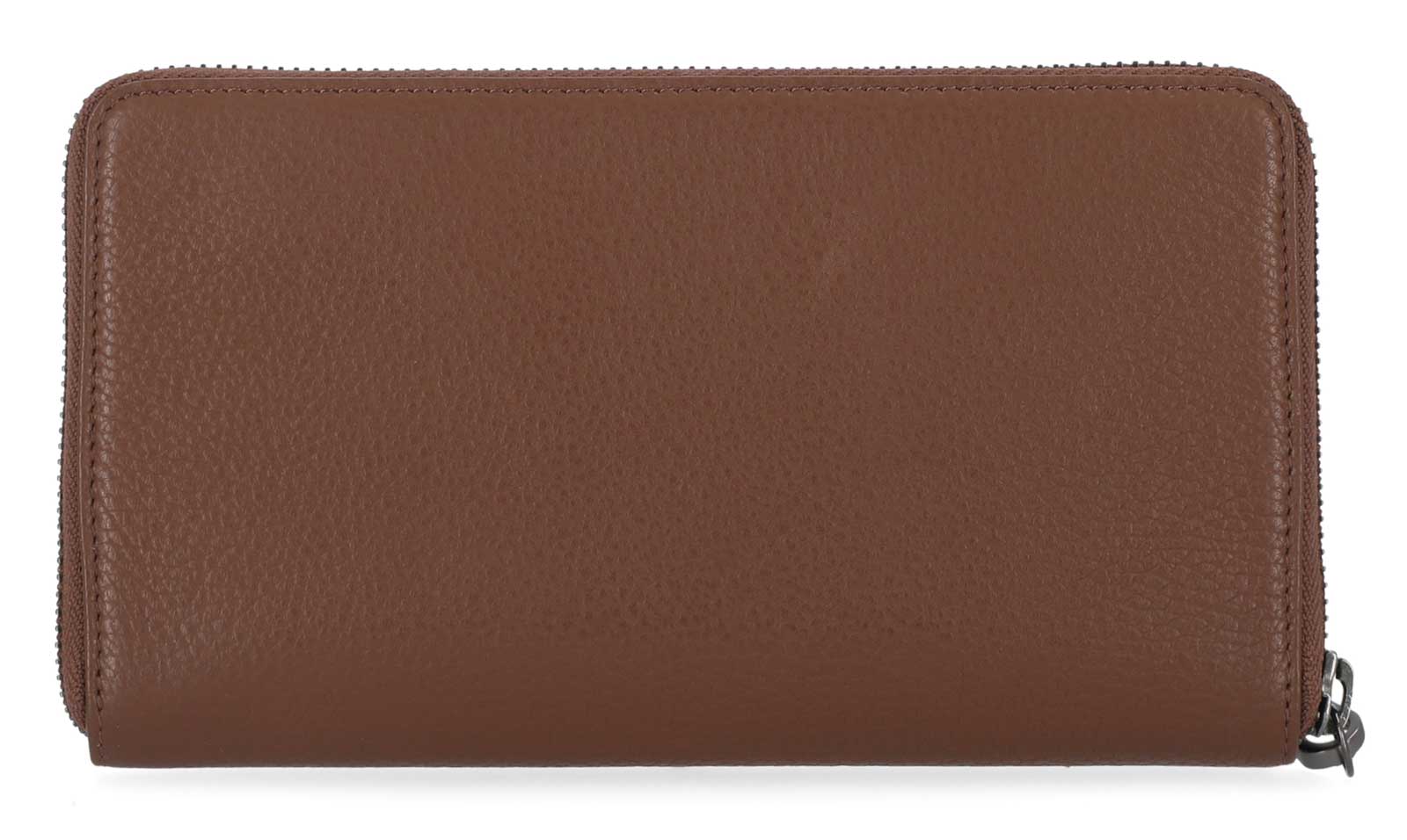 Harley-Davidson Women's Classic Zip Around Leather Wallet w/ Wristlet - Brown - Largest Selection of Harley-Davidson Products