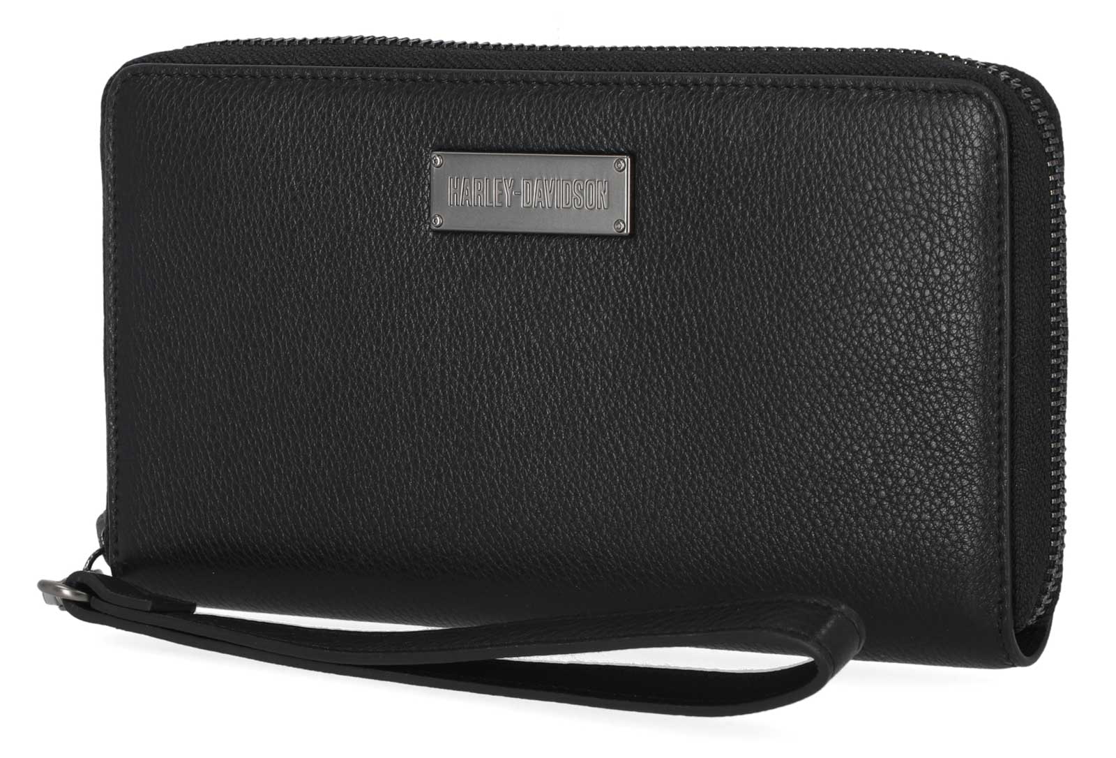 Harley-Davidson Free Shipping - Harley-Davidson Women's Classic Zip Around Leather Wallet w/ Wristlet - Black - Free Shipping on many products plus Orders Over $99