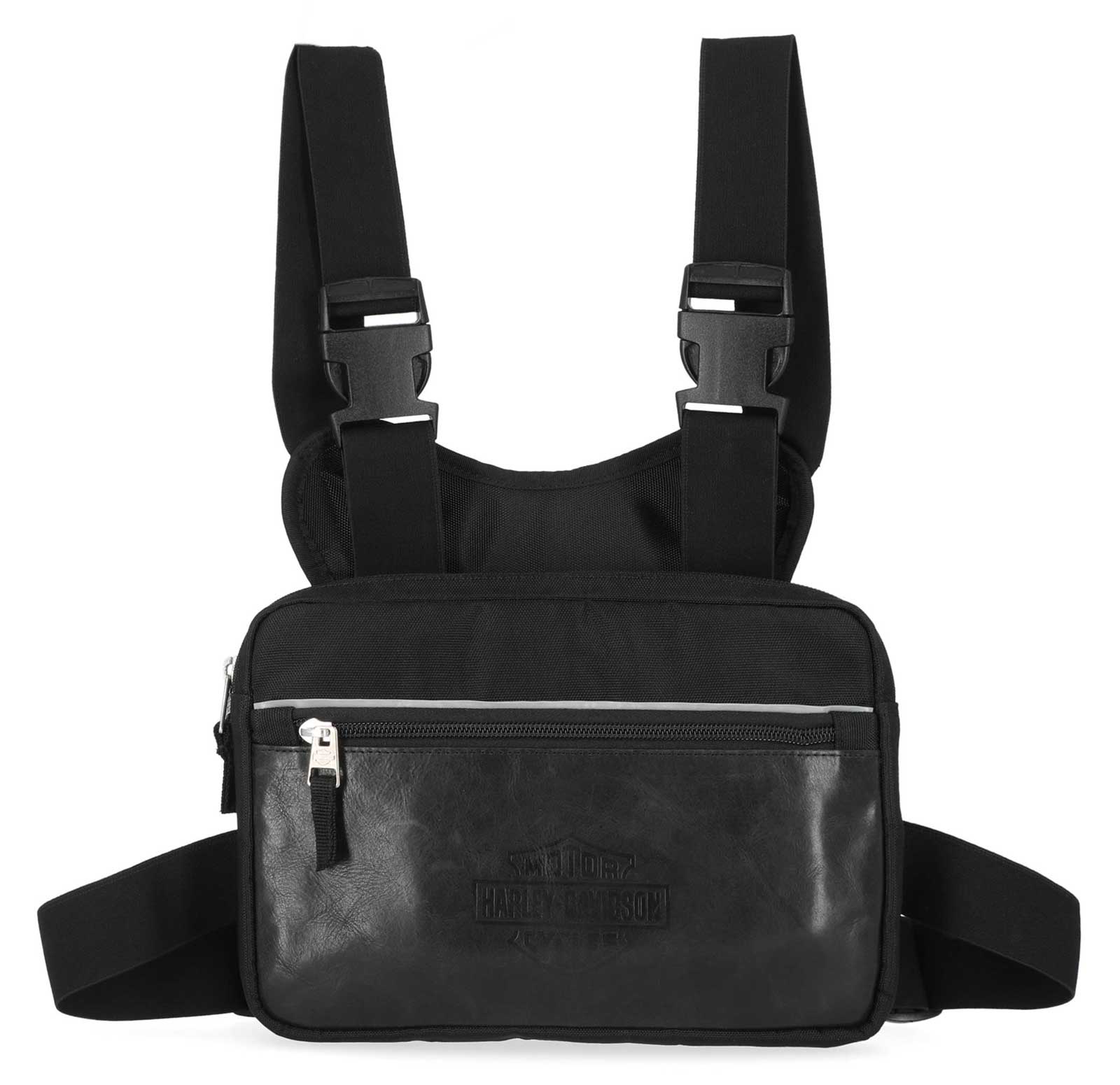 Harley-Davidson® Men's Classic Codura Genuine Leather/Canvas Chest