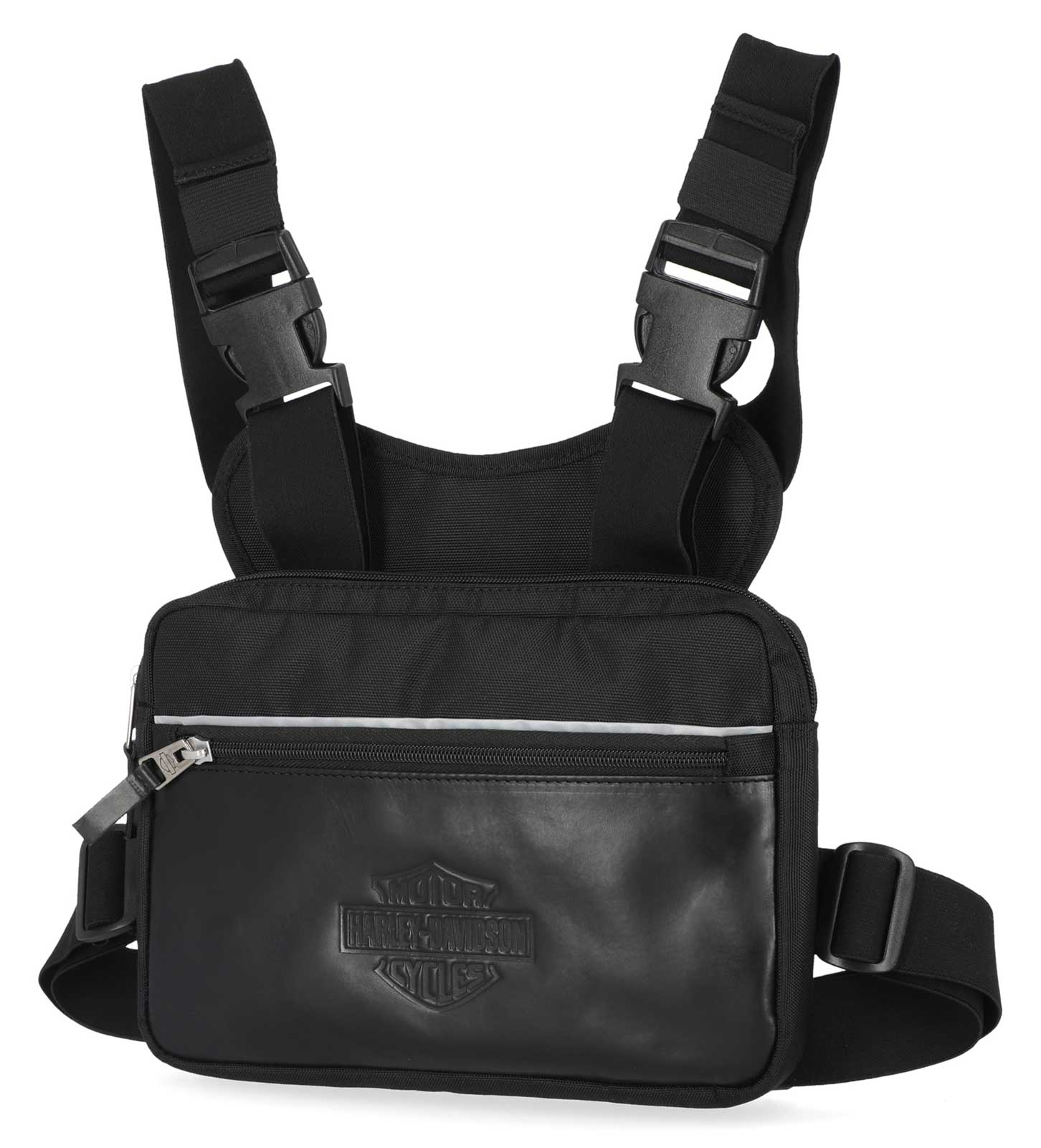 Harley-Davidson® Men's Classic Codura Genuine Leather/Canvas Chest