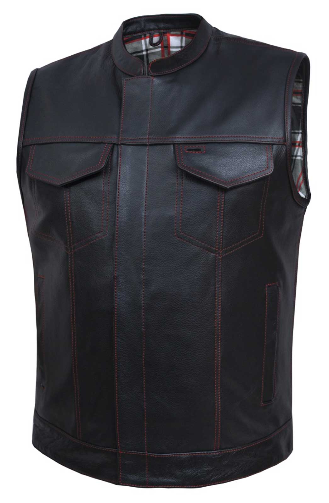 Vintage Unik Apparel Leather American Legion/Vietnam Biker Vest Patches  Size 56