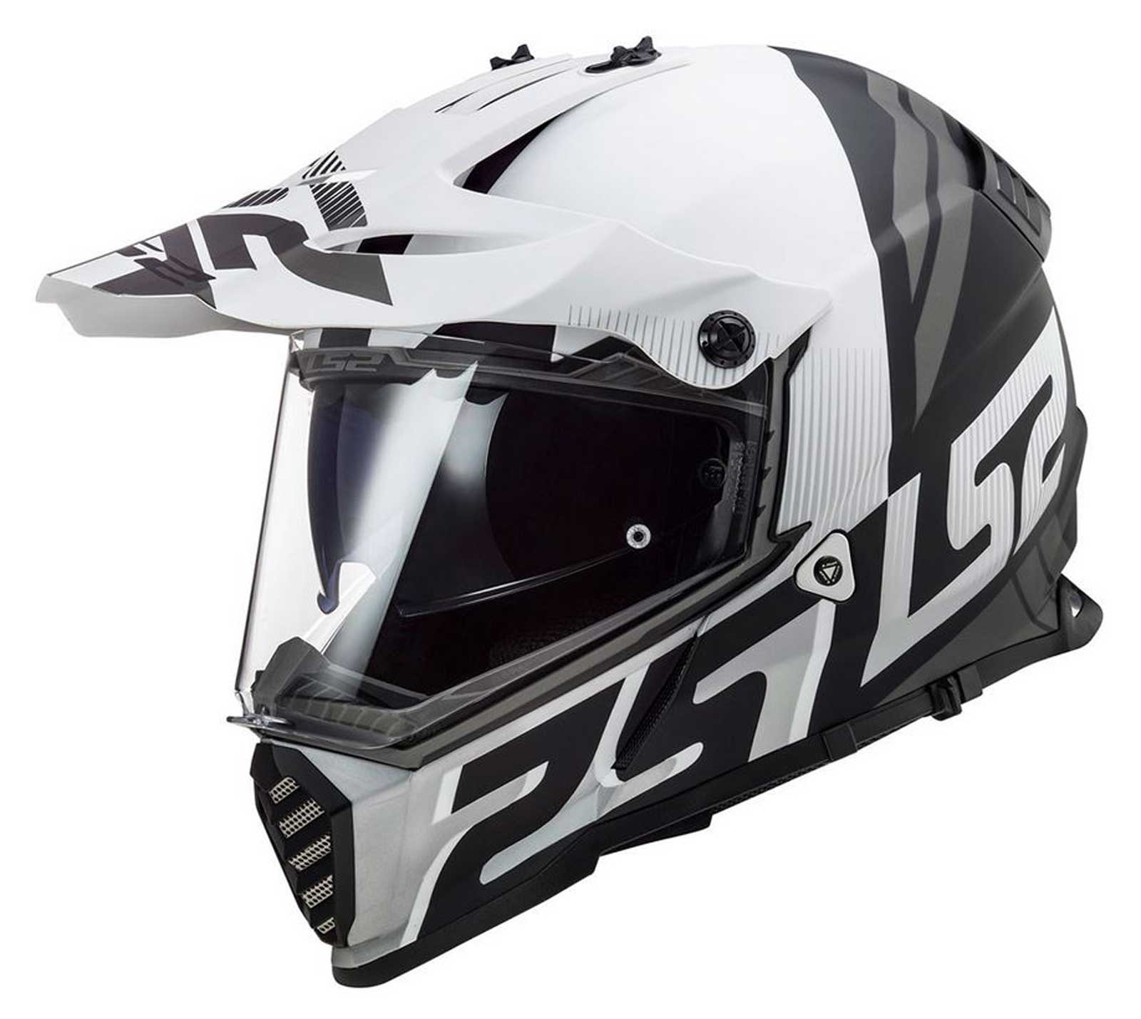LS2 Helmets Blaze Sprint Full Face Motorcycle Helmet, Gloss Black/White - Wisconsin Harley-Davidson