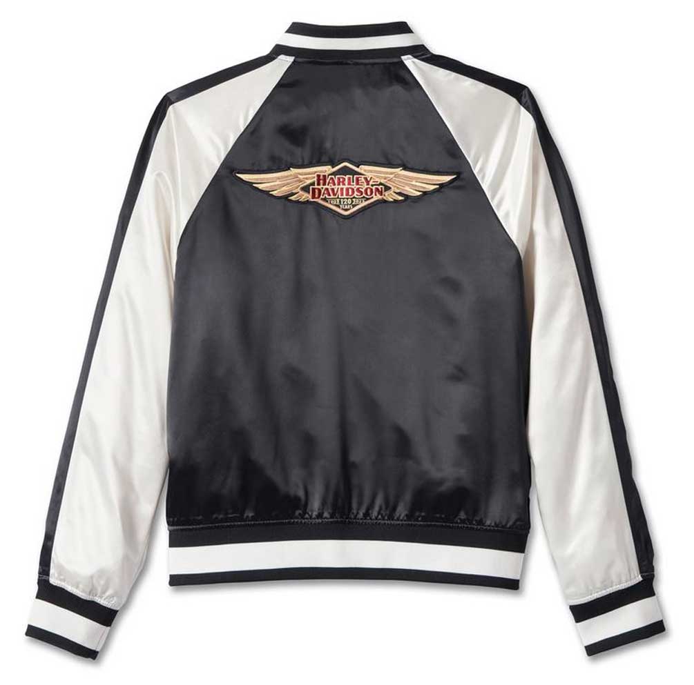 fumi　Harley Davidson ジャケット　美品です♪ コントラスト・トリム・ボマー・ジャケット -ハーレー