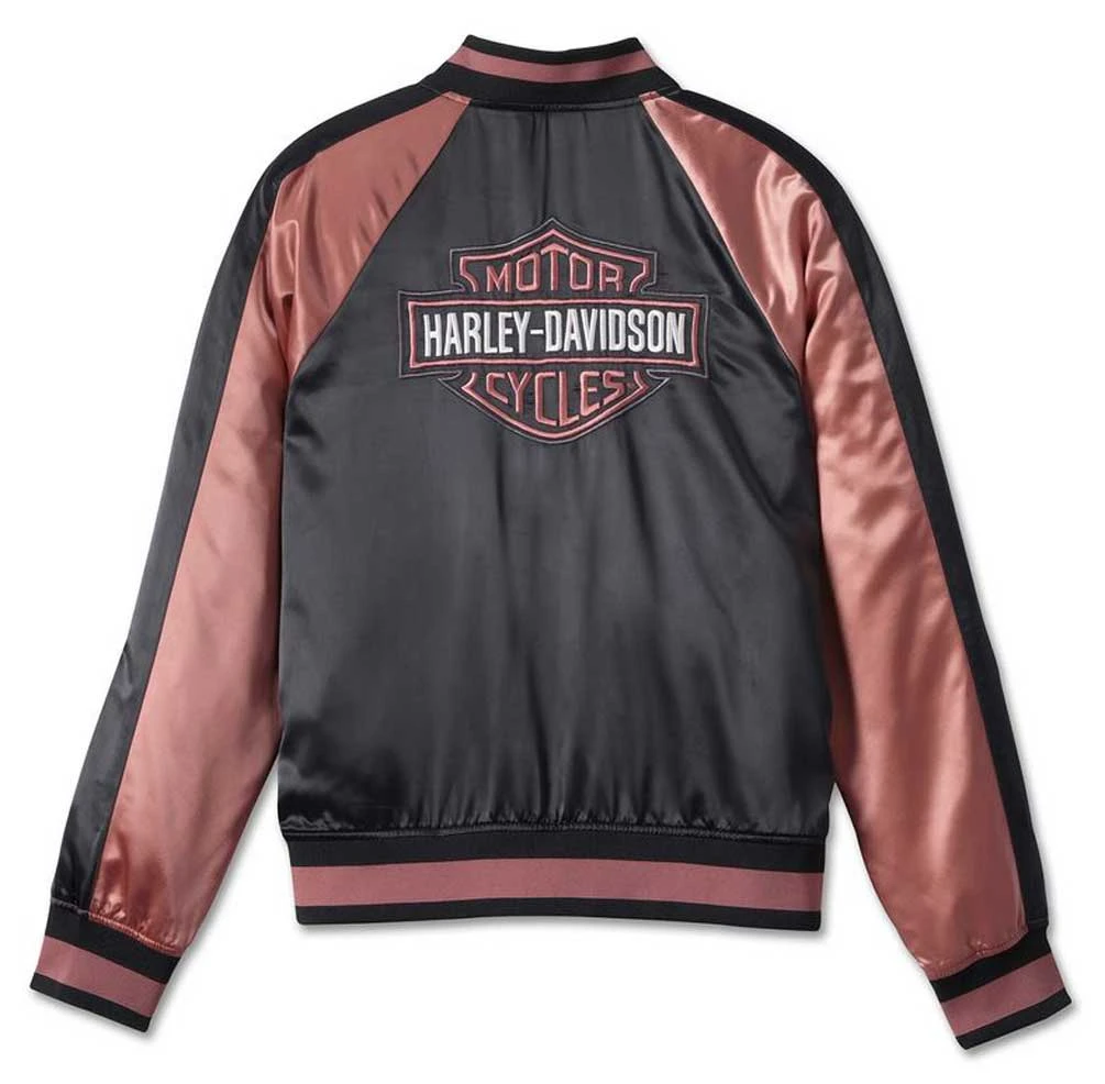 Harley-Davidson Free Shipping - Harley-Davidson Women's Classic B&S Colorblocked Bomber Jacket 97447-23VW - Free Shipping on many products plus Orders Over $99