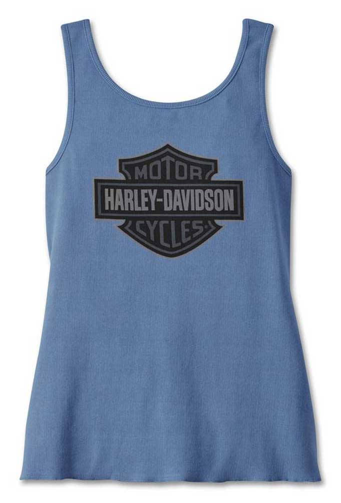 Harley-Davidson Free Shipping - Harley-Davidson Women's Hometown B&S Fashion Sleeveless Tank - Blue 97456-23VW - Free Shipping on many products plus Orders Over $99