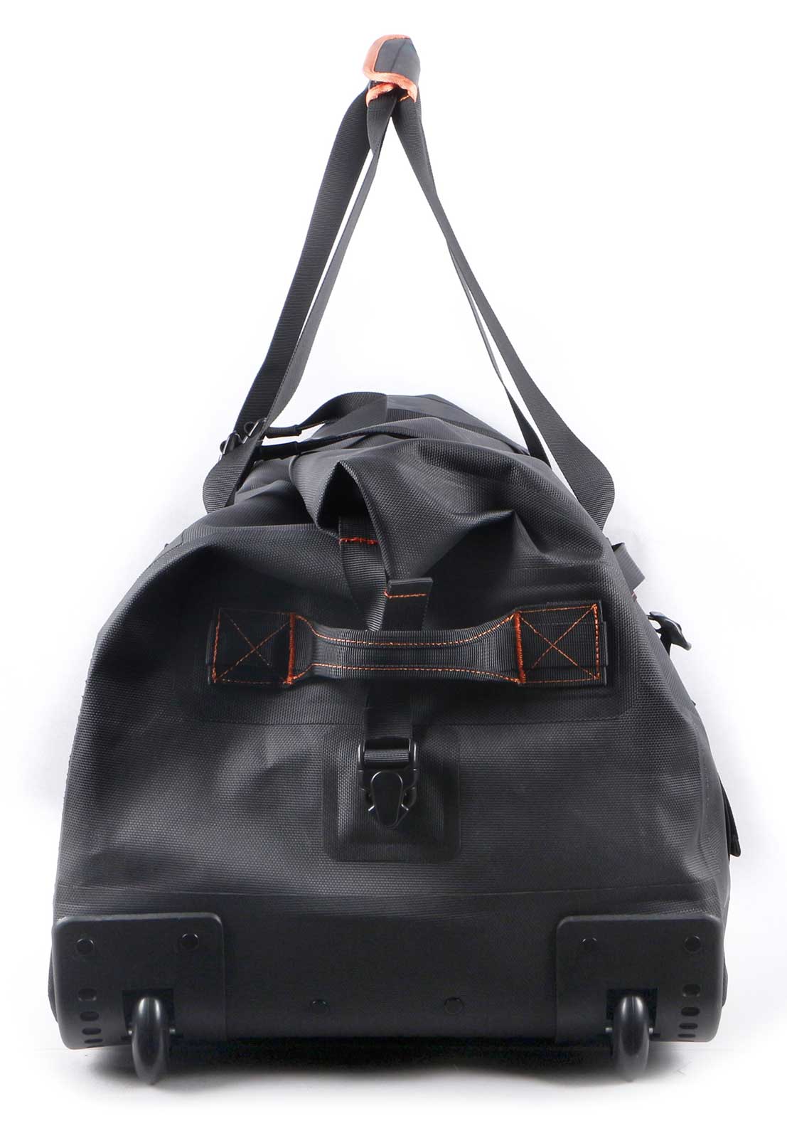 Harley-Davidson 29" Waterproof Adventure Large Wheeling Duffel Bag, Black/Rust - No Hassle Returns at Wisconsin Harley