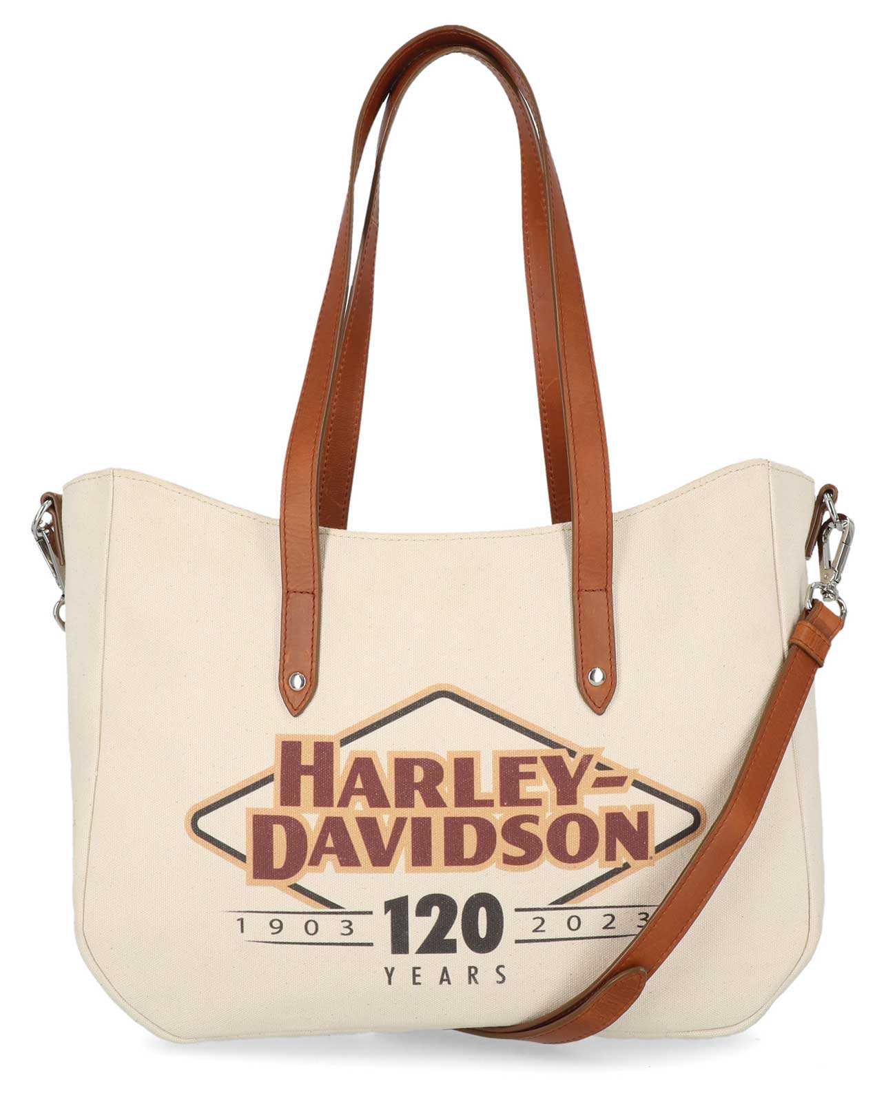 Harley Davidson Genuine Leather Satchel Small Clip on Bag 