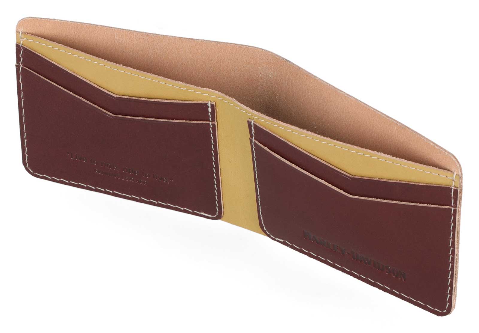 Harley-Davidson Free Shipping - Harley-Davidson Men's 120th Anniversary Unlined Leather Billfold Wallet - Brown - Free Shipping on many products plus Orders Over $99