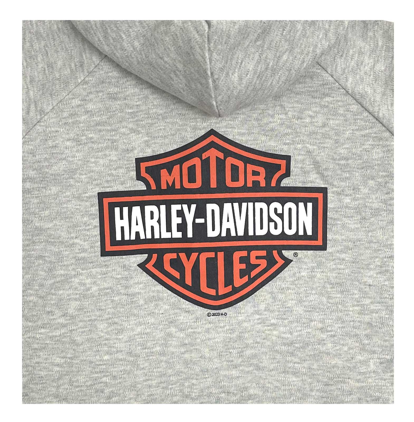 Harley-Davidson Free Shipping - Harley-Davidson Big Boys' Bar & Shield Logo Knit Zip-Up Hoodie - Light Gray - Free Shipping on many products plus Orders Over $99