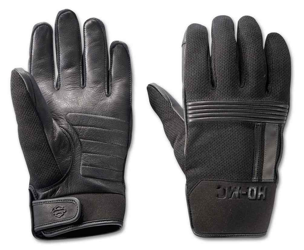 Harley-Davidson Men's Centerline Full-Finger Mixed Media Gloves 97199-23VM - Wisconsin Harley-Davidson