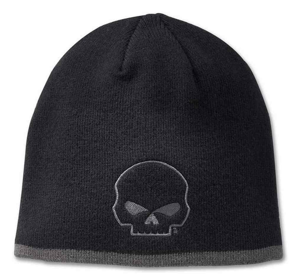 Harley-Davidson® Men's Willie G Skull Logo Knit Beanie Cap