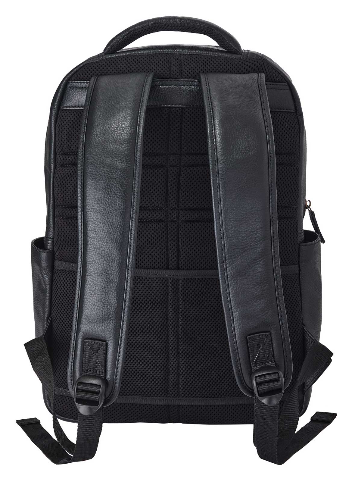 Harley-Davidson 120th Anniversary Embossed Logo Soft Leather Backpack - Black - No Hassle Returns at Wisconsin Harley
