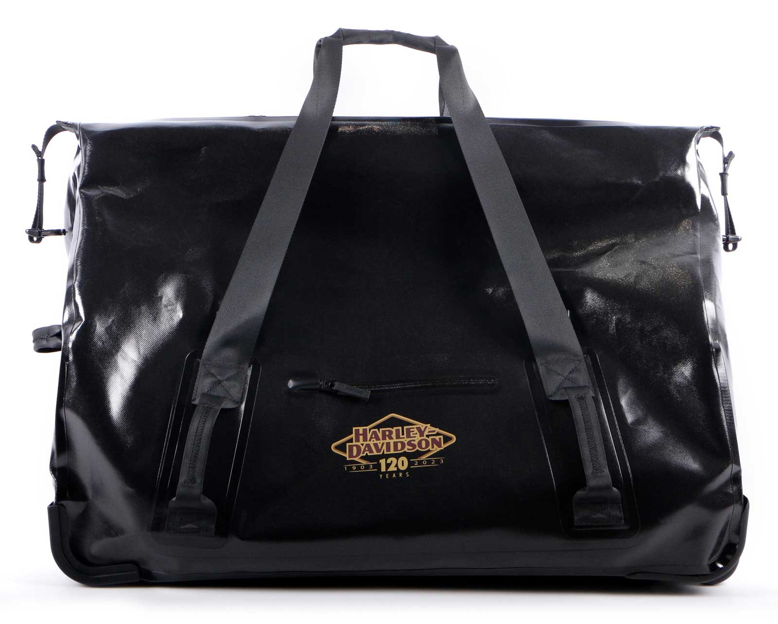 Harley-Davidson 120th Anniversary 29 in. Waterproof Wheeling Large Duffel Bag - No Hassle Returns at Wisconsin Harley