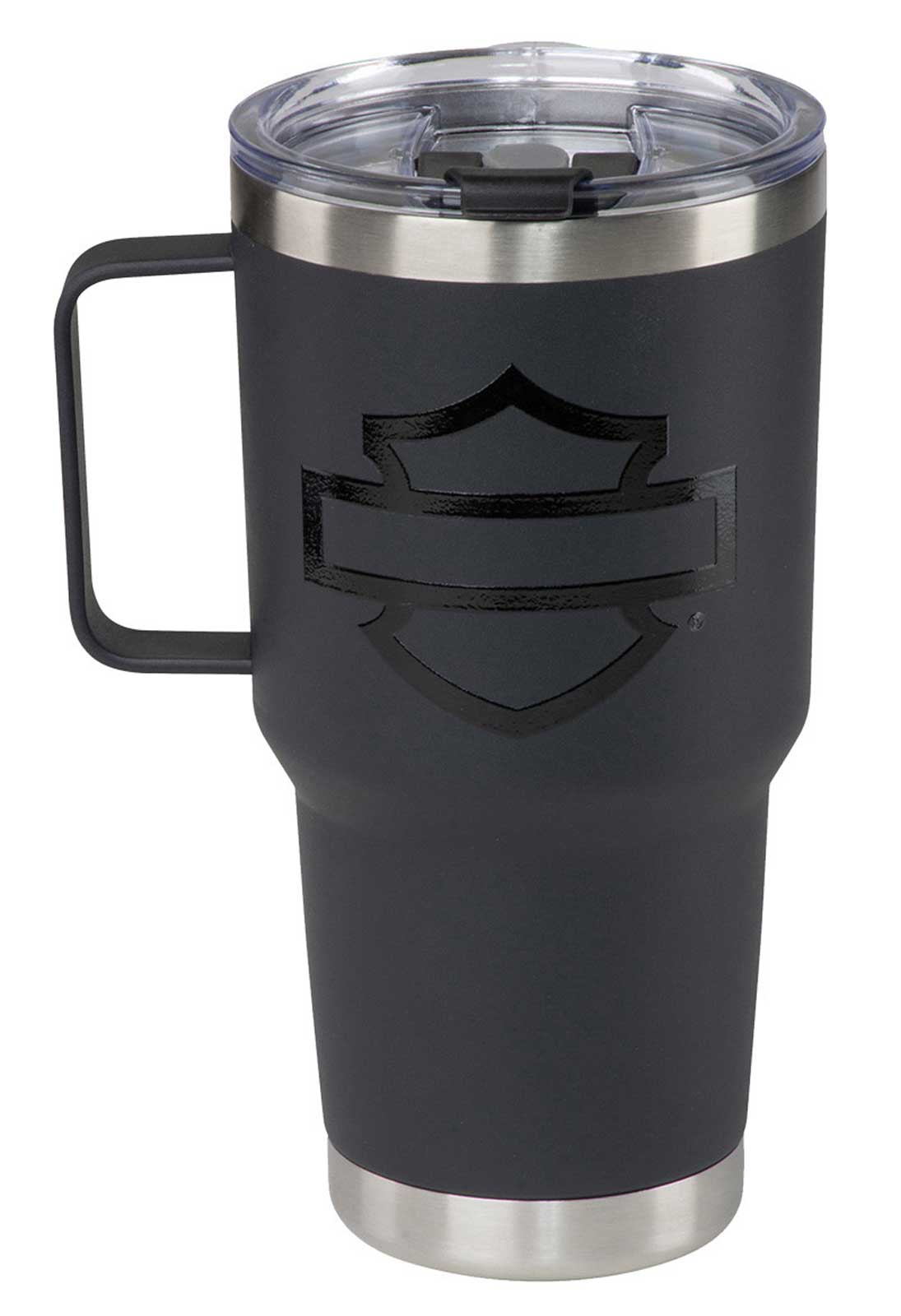 【すわっぐく】 Harley-Davidson® 30 oz. Matte Black Travel Mug, Double-Wall