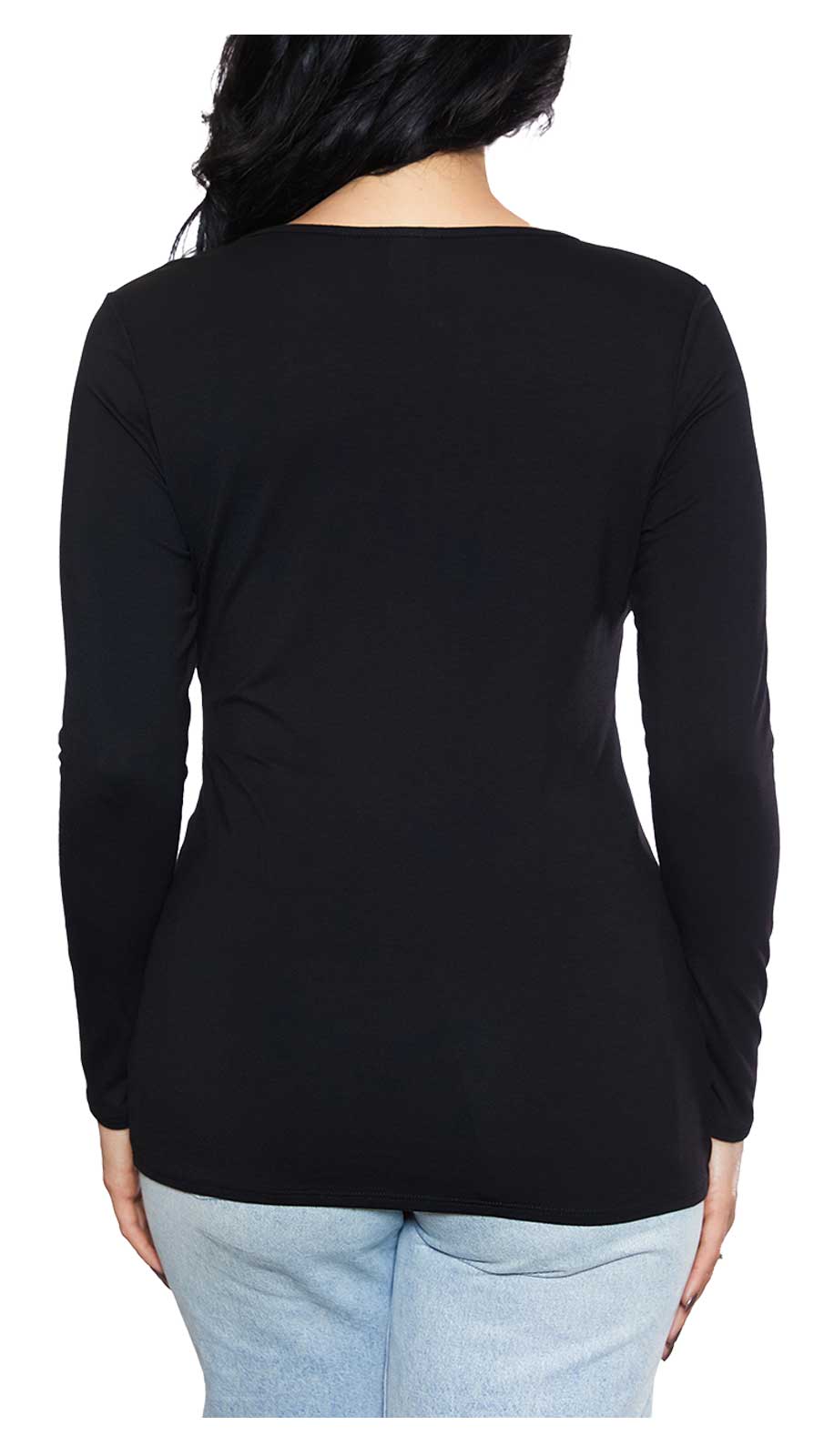 Harley-Davidson Women's Embellished H-D Long Sleeve Cut-Out Shirt - Black - No Hassle Returns at Wisconsin Harley
