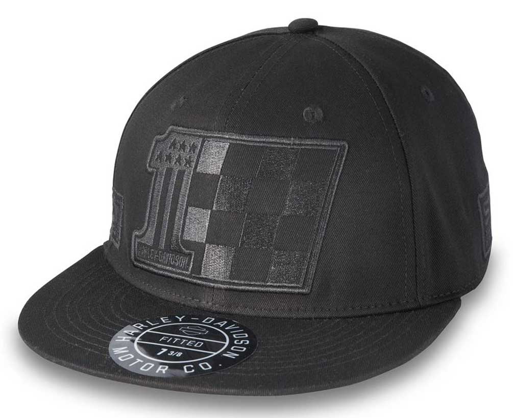 大人気★【Harley-Davidson】Men's SS Tee with Baseball Cap Harley-Davidson® Men's Performance B&S Logo Stretch Fit
