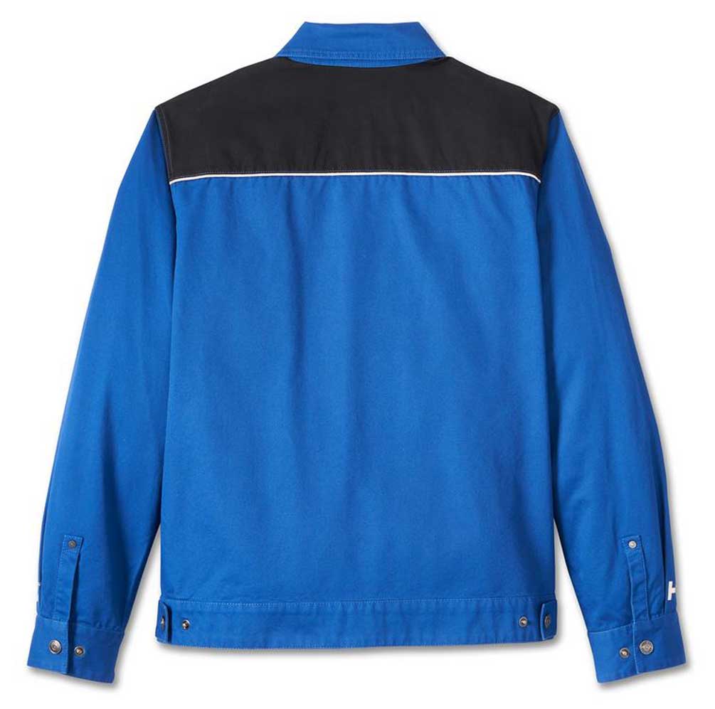 Harley-Davidson Free Shipping - Harley-Davidson Men's #1 Logo Casual Work Cotton Jacket - Blue 97405-24VM - Free Shipping on many products plus Orders Over $99
