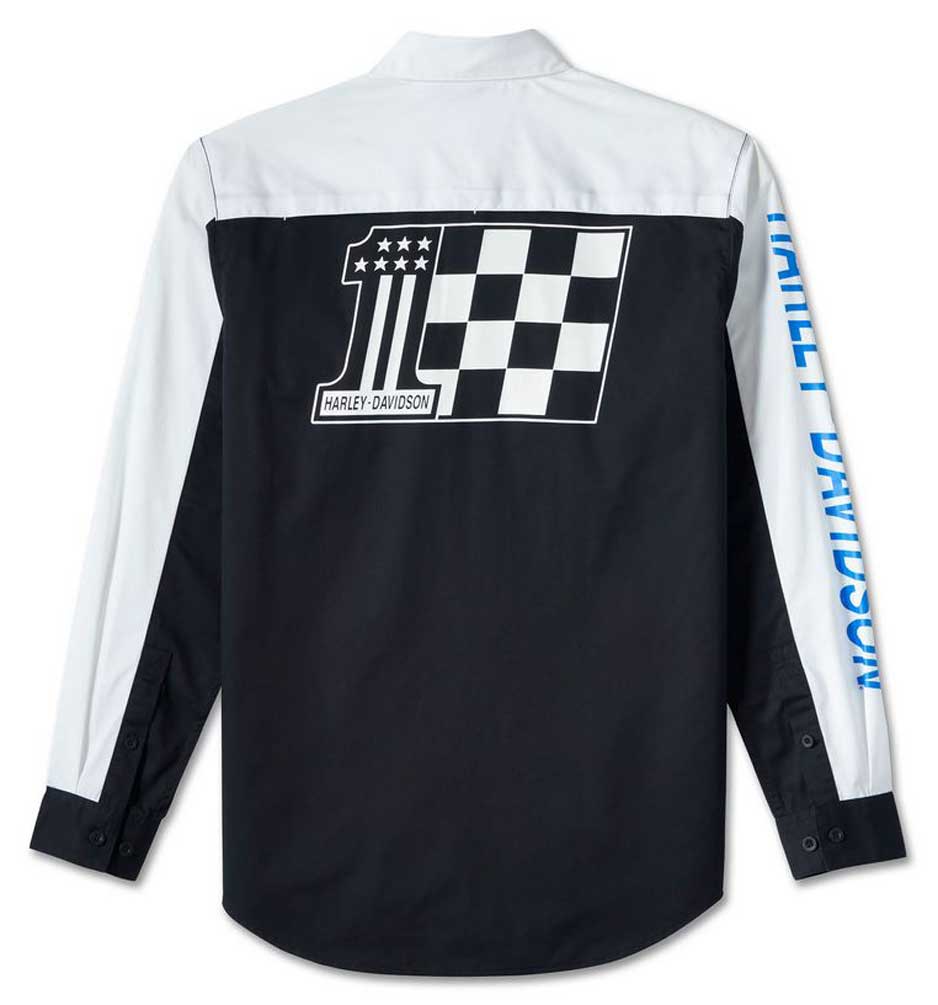 Harley-Davidson® Men's #1 Victory Colorblock Long Sleeve