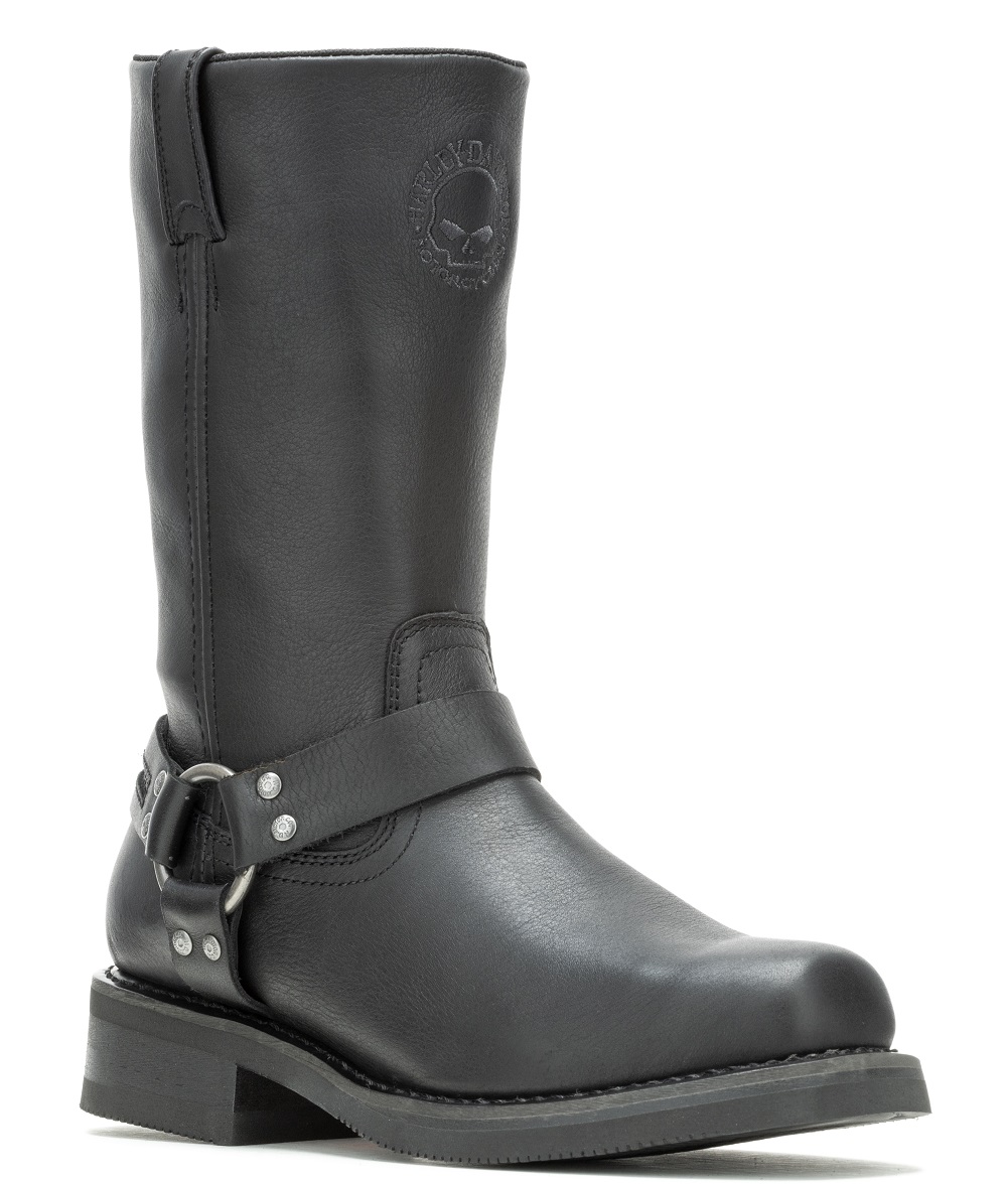 Harley-Davidson® Men's Hustin Skull Waterproof Motorcycle Boots, D96294 - Wisconsin Harley-Davidson