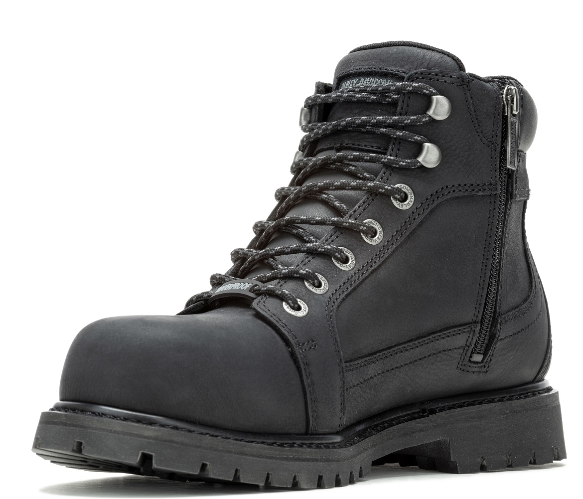 Harley-Davidson Free Shipping - Harley-Davidson Men's Drewett 5.5-Inch Black Waterproof Safety Boots, D93854 - Free Shipping on many products plus Orders Over $99