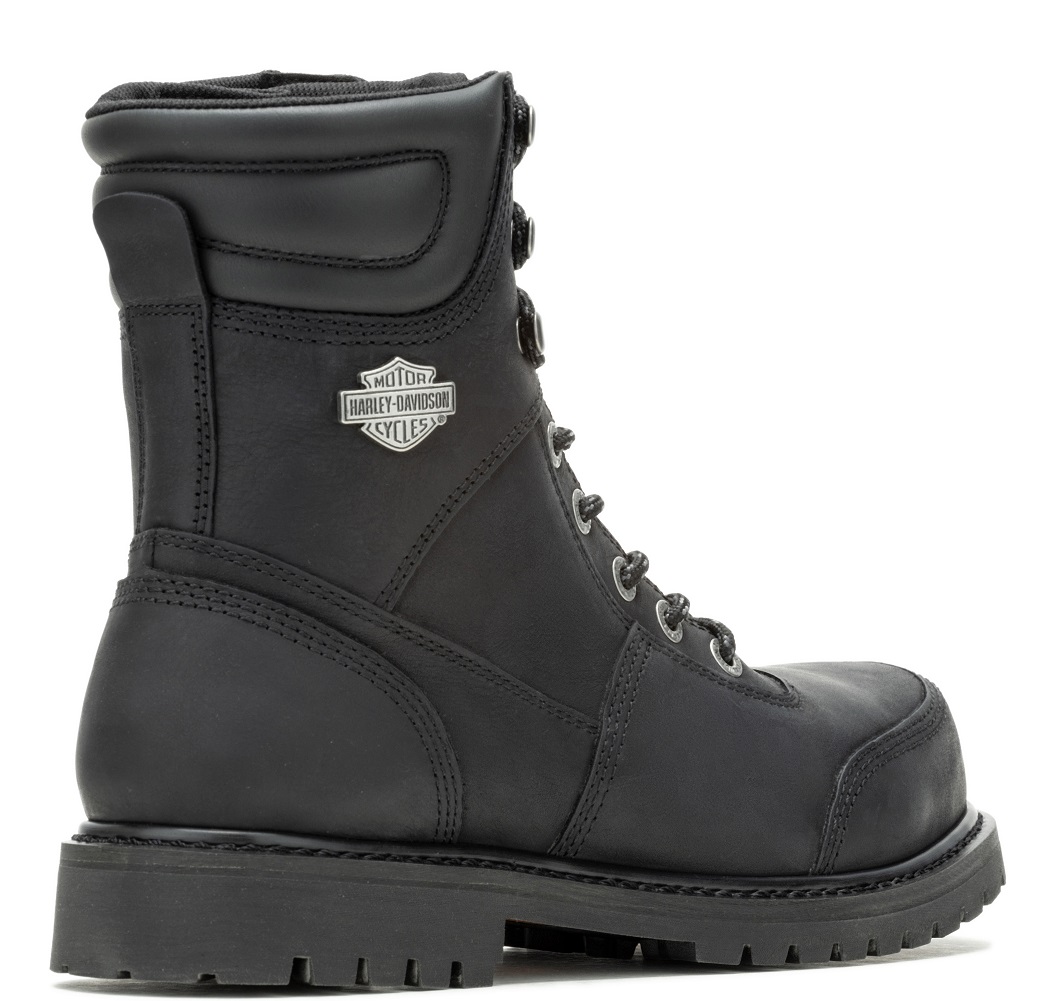 Harley-Davidson Men's Drewett 7.25-Inch Black Waterproof Safety Boots, D93855 - No Hassle Returns at Wisconsin Harley
