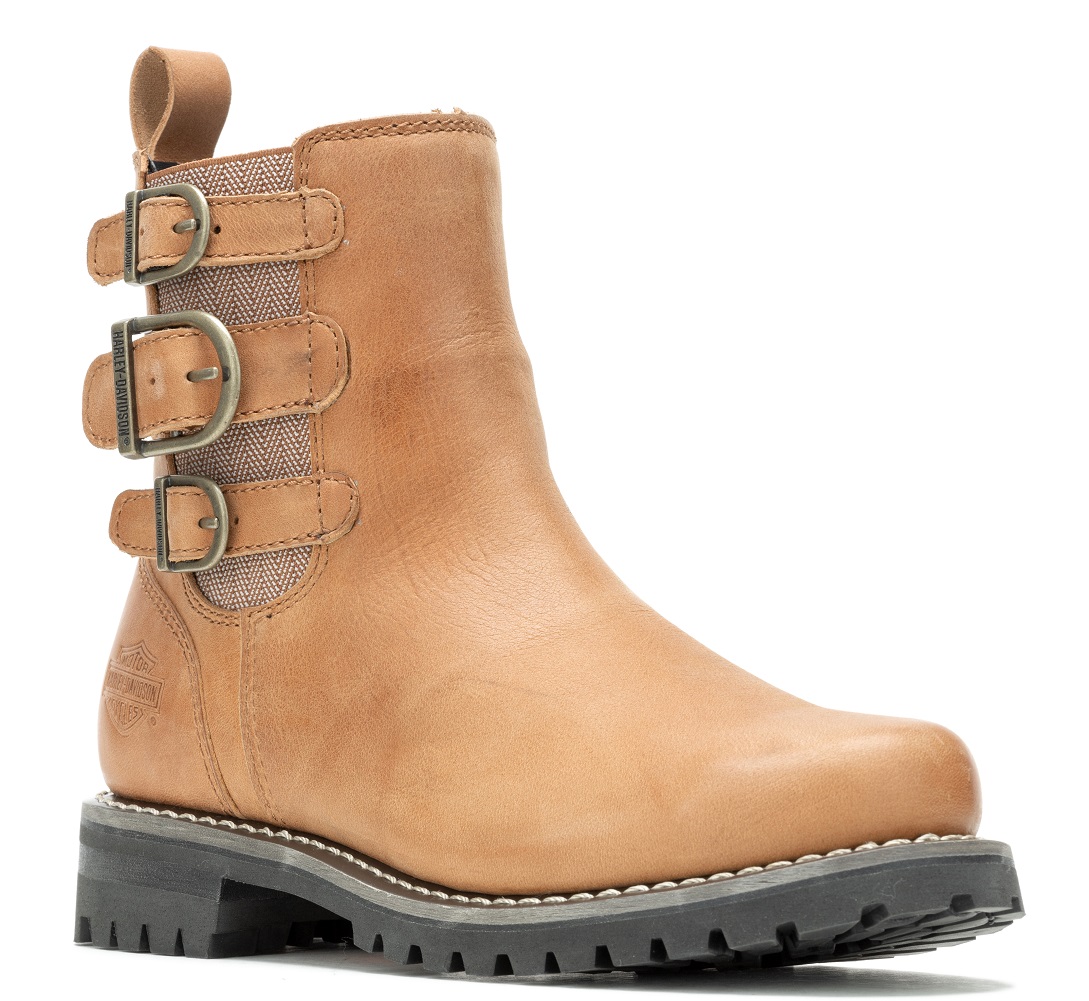Harley-Davidson Women's Beasley Fashion Boots D87279 ( Tan, 5) - Wisconsin Harley-Davidson