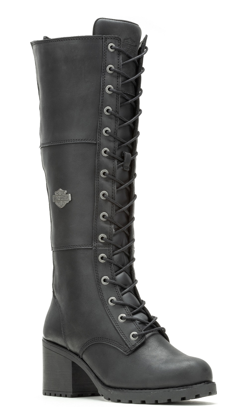 Harley-Davidson® Women's Aldona Black 14.75-Inch Fashion Boots