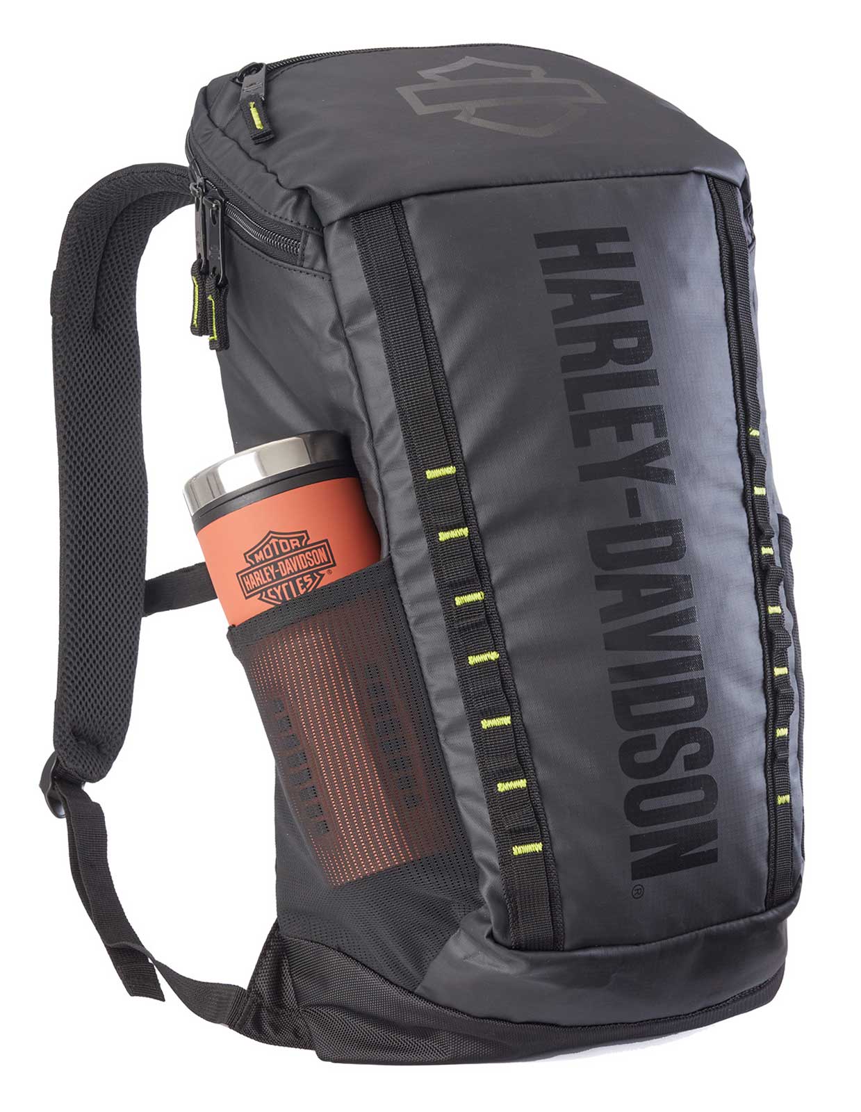 Harley-Davidson Free Shipping - Harley-Davidson Nomad Lightweight Water-Resistant Backpack - Black/Lime - Free Shipping on many products plus Orders Over $99