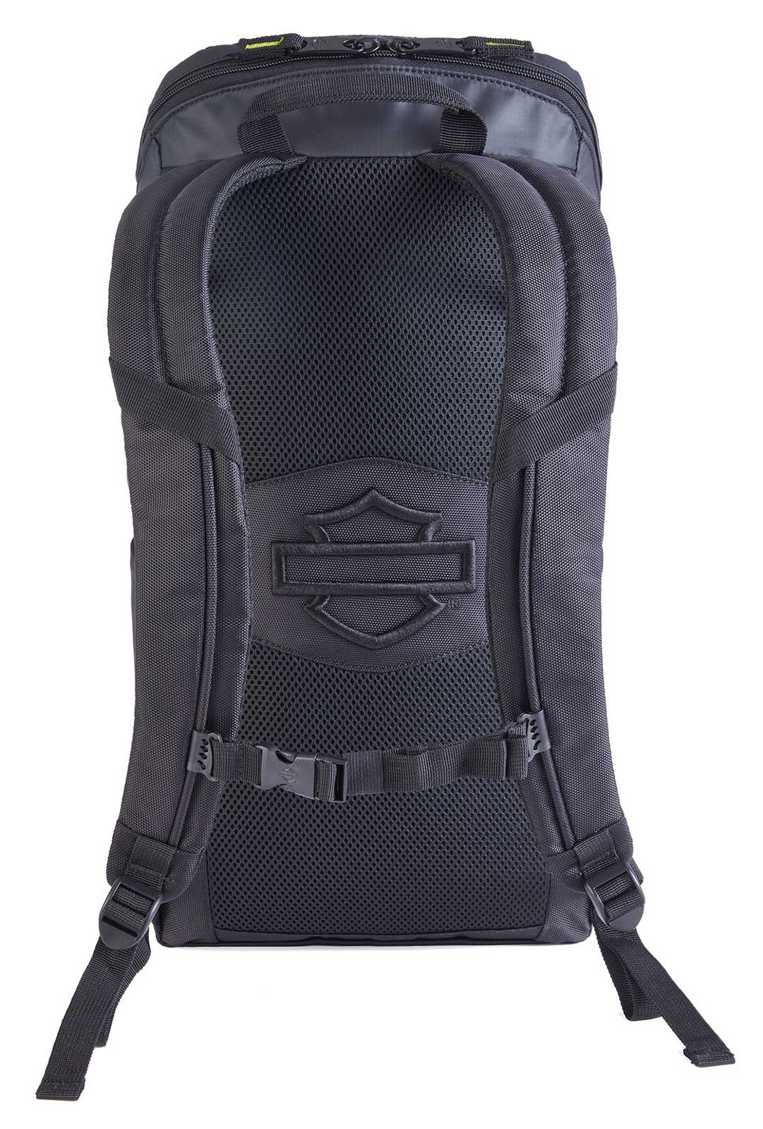 Harley-Davidson Nomad Lightweight Water-Resistant Backpack - Black/Lime - Largest Selection of Harley-Davidson Products