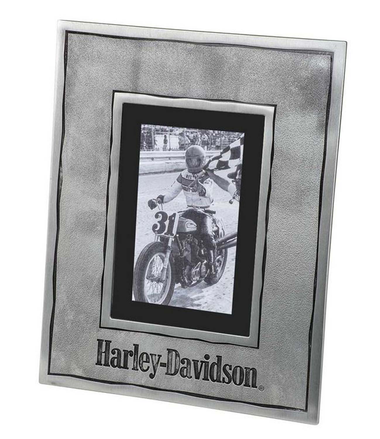 Harley-Davidson Free Shipping - Harley-Davidson Metal Picture Frame, Photo Frame Holds 4 x 6 or 5 x 7 Photo - Free Shipping on many products plus Orders Over $99