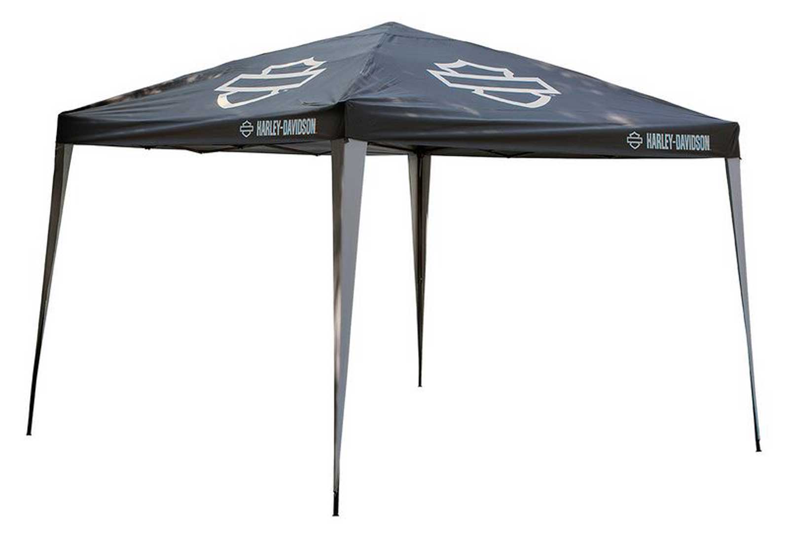 Harley-Davidson Bar & Shield Freestanding Outdoor Canopy, 10' x 10'  Steel Frame - Wisconsin Harley-Davidson
