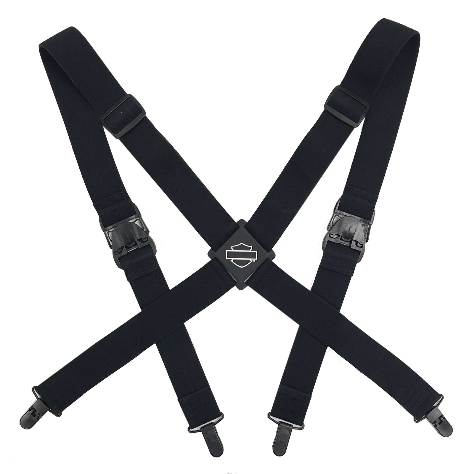Harley-Davidson Free Shipping - Harley-Davidson Men's Bar & Shield Adjustable Elastic Suspenders - Black - Free Shipping on many products plus Orders Over $99