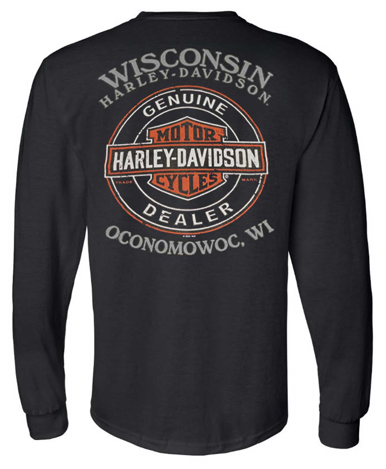 Harley-Davidson Free Shipping - Harley-Davidson Men's Scorned One II Winged #1 Skull Long Sleeve Shirt, Black - Free Shipping on many products plus Orders Over $99