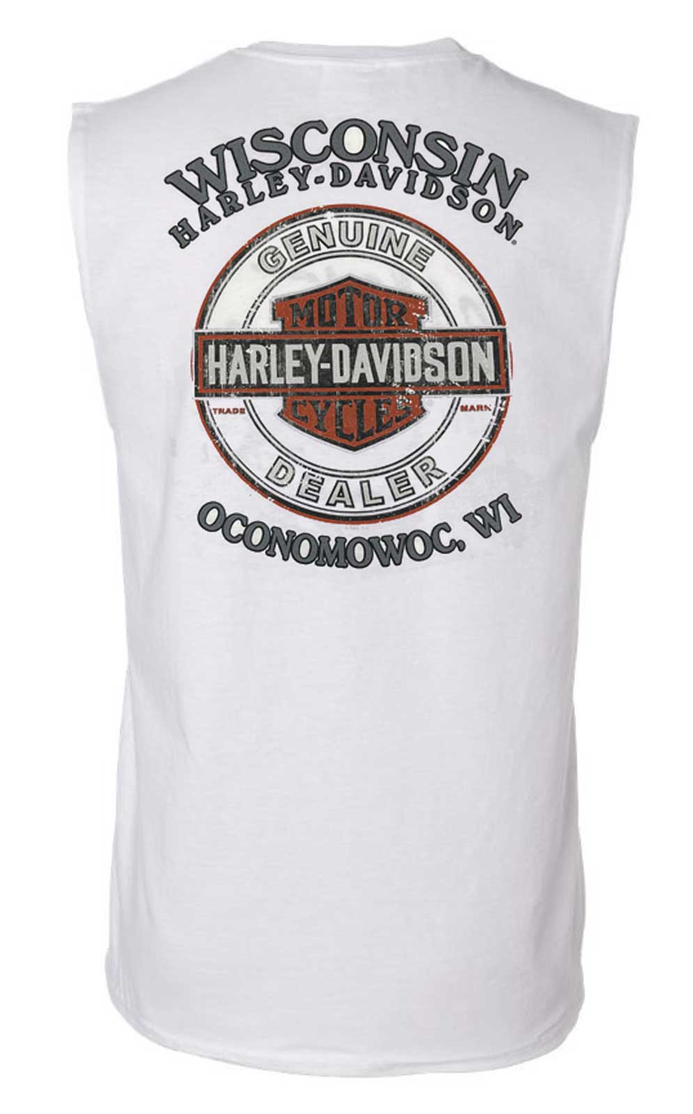 トップス 00s Harley-Davidson sleeveless 00's Harley Davidson sleeveless T-shirt Grey VG condition