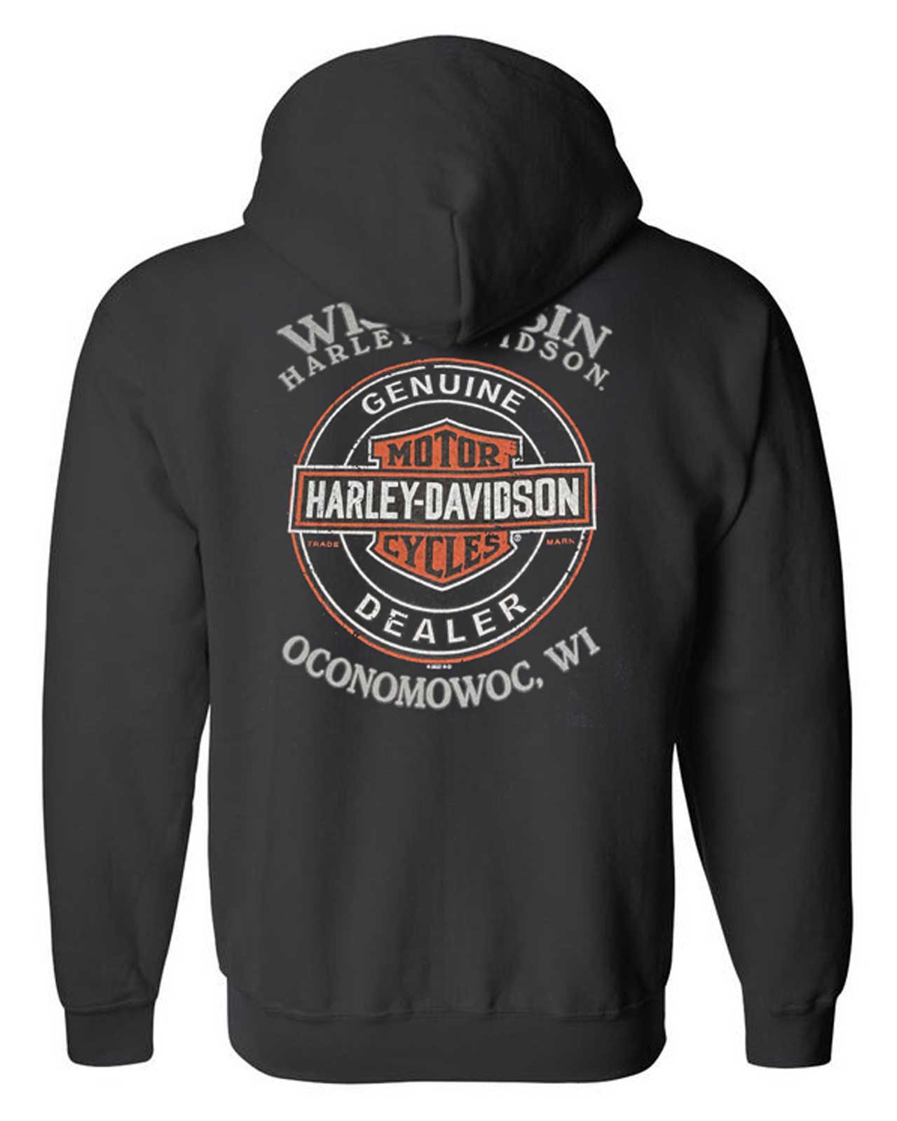 Harley-Davidson Free Shipping - Harley-Davidson Men's Classic Bar & Shield Zip-Up Hoodie Sweatshirt - Black - Free Shipping on many products plus Orders Over $99
