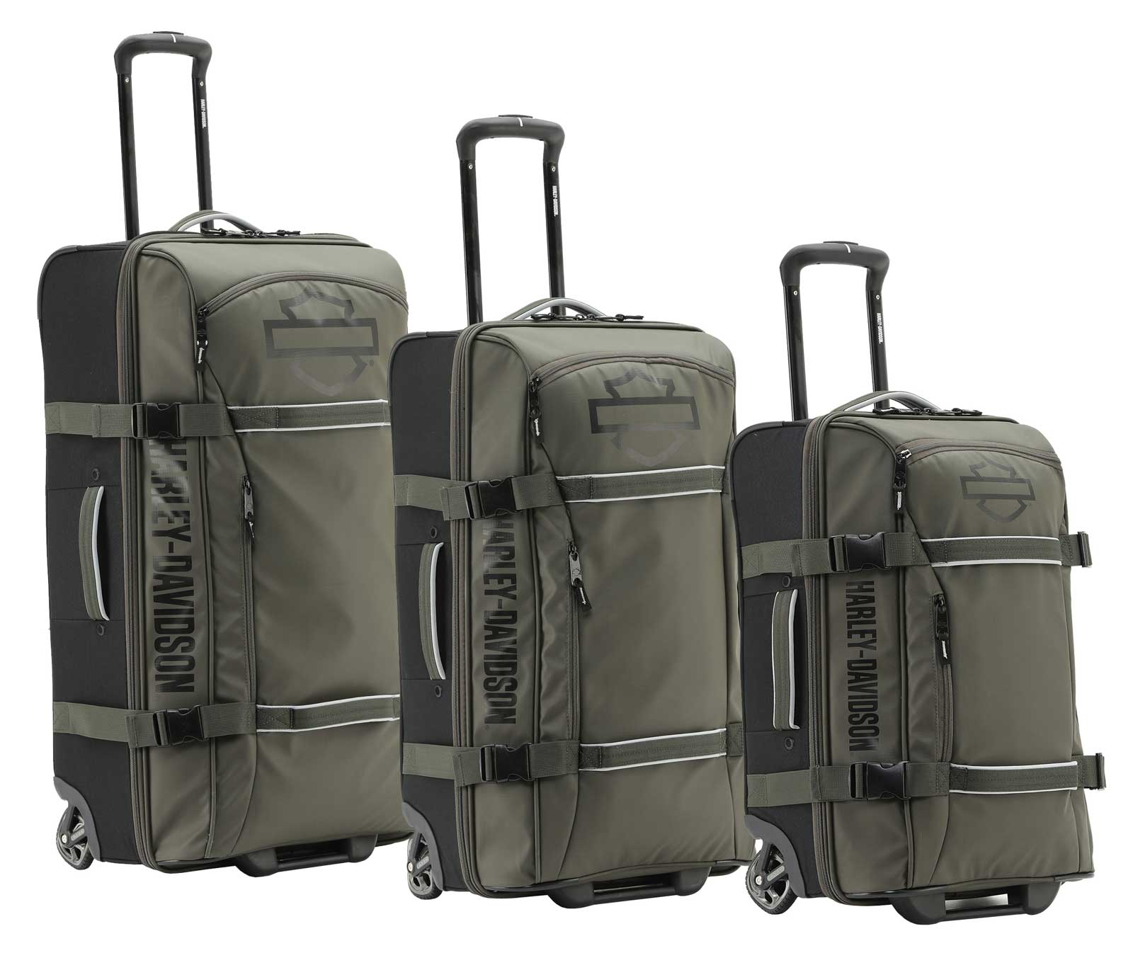 Harley-Davidson® Nomad Wheeling Duffel Bag w/ Shark Wheels Grape