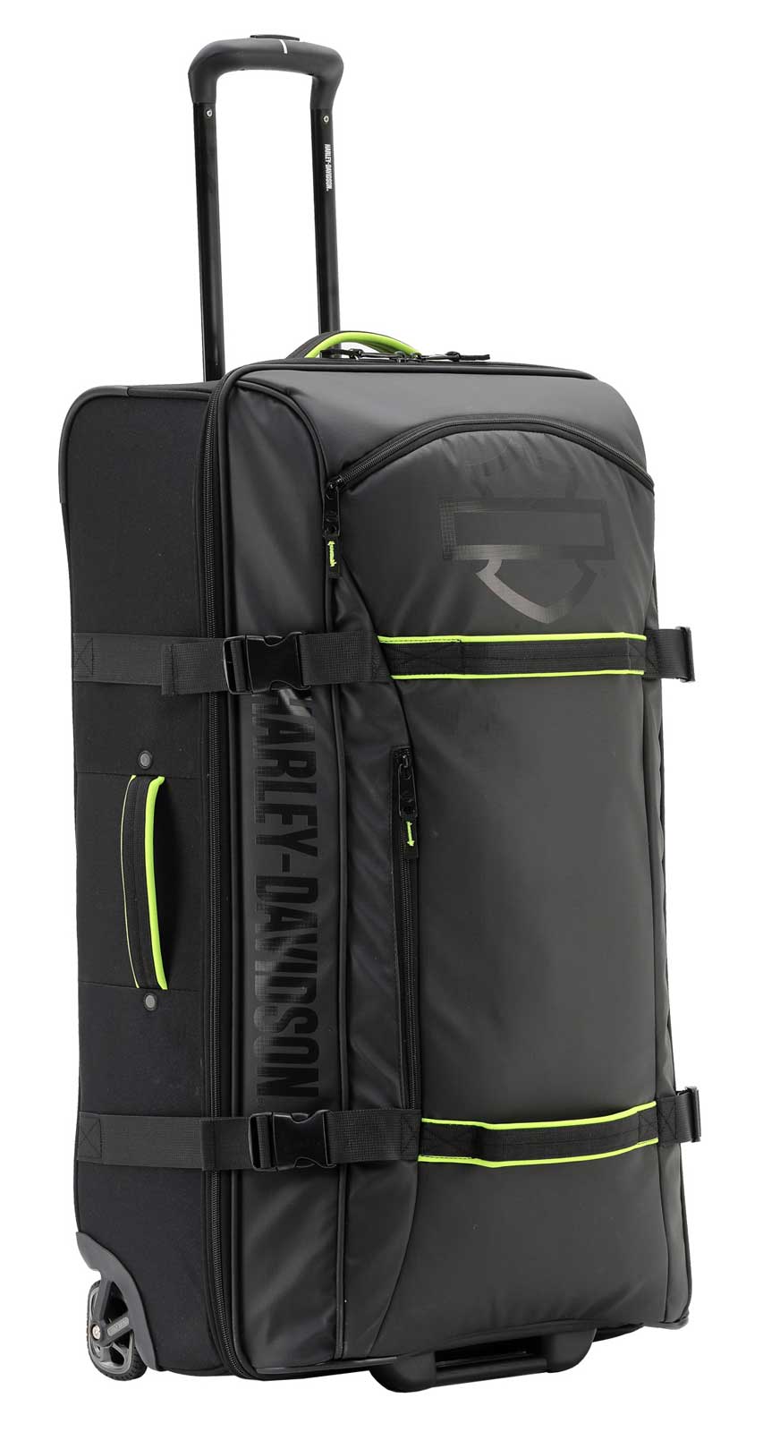 Harley-Davidson Free Shipping - Harley-Davidson 29" Nomad Wheeling Duffel Bag w/ Shark Wheels - Black/Lime (29") - Free Shipping on many products plus Orders Over $99