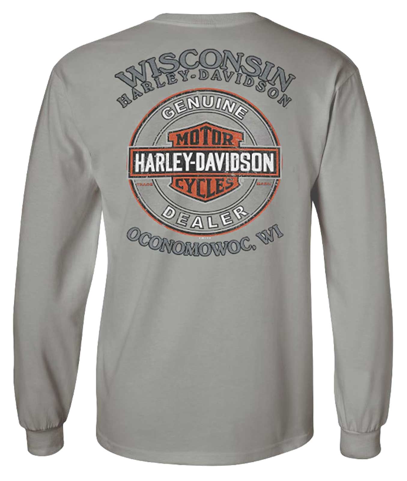 Harley-Davidson® Men's Collegiate '03 II Bar & Shield Long Sleeve