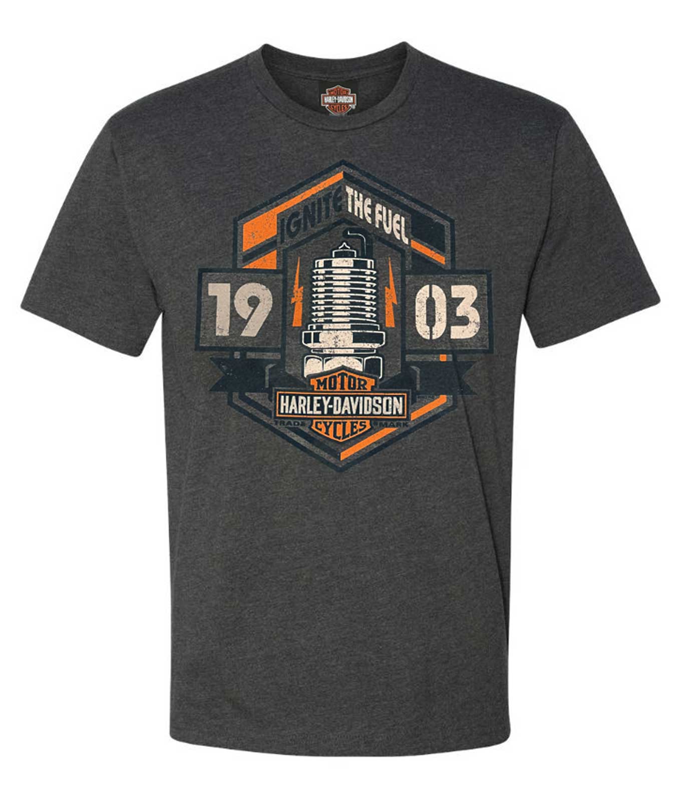 Harley-Davidson® Men's 1903 Sparks Performance Cotton Blend Tee