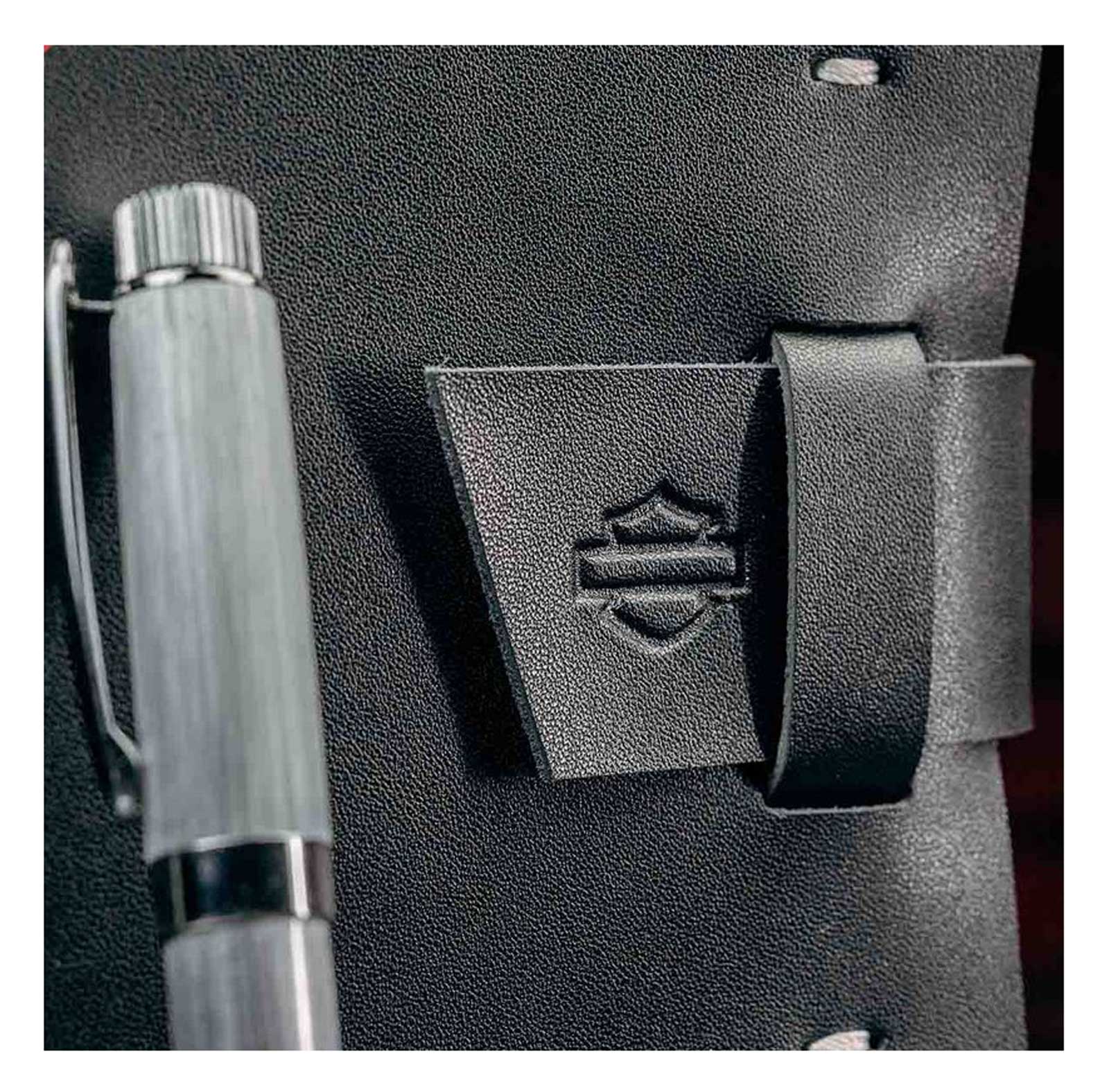 Harley-Davidson Free Shipping - Harley-Davidson Open Bar & Shield Leather Journal/Pen Set, Black Ink Pen - Free Shipping on many products plus Orders Over $99