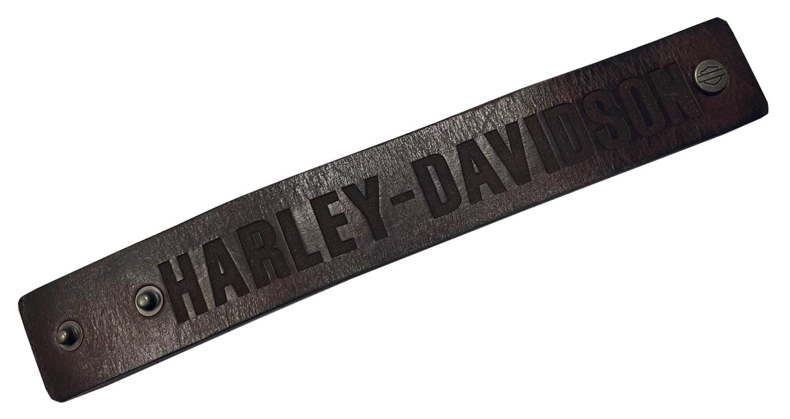 Harley-Davidson Free Shipping - Harley-Davidson Men's Embossed H-D Adjustable Leather Cuff Bracelet Wristband - Free Shipping on many products plus Orders Over $99
