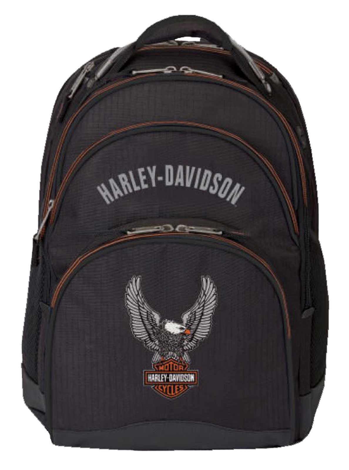 Harley-Davidson® Eagle Bar & Shield Large Backpack, Black 99220