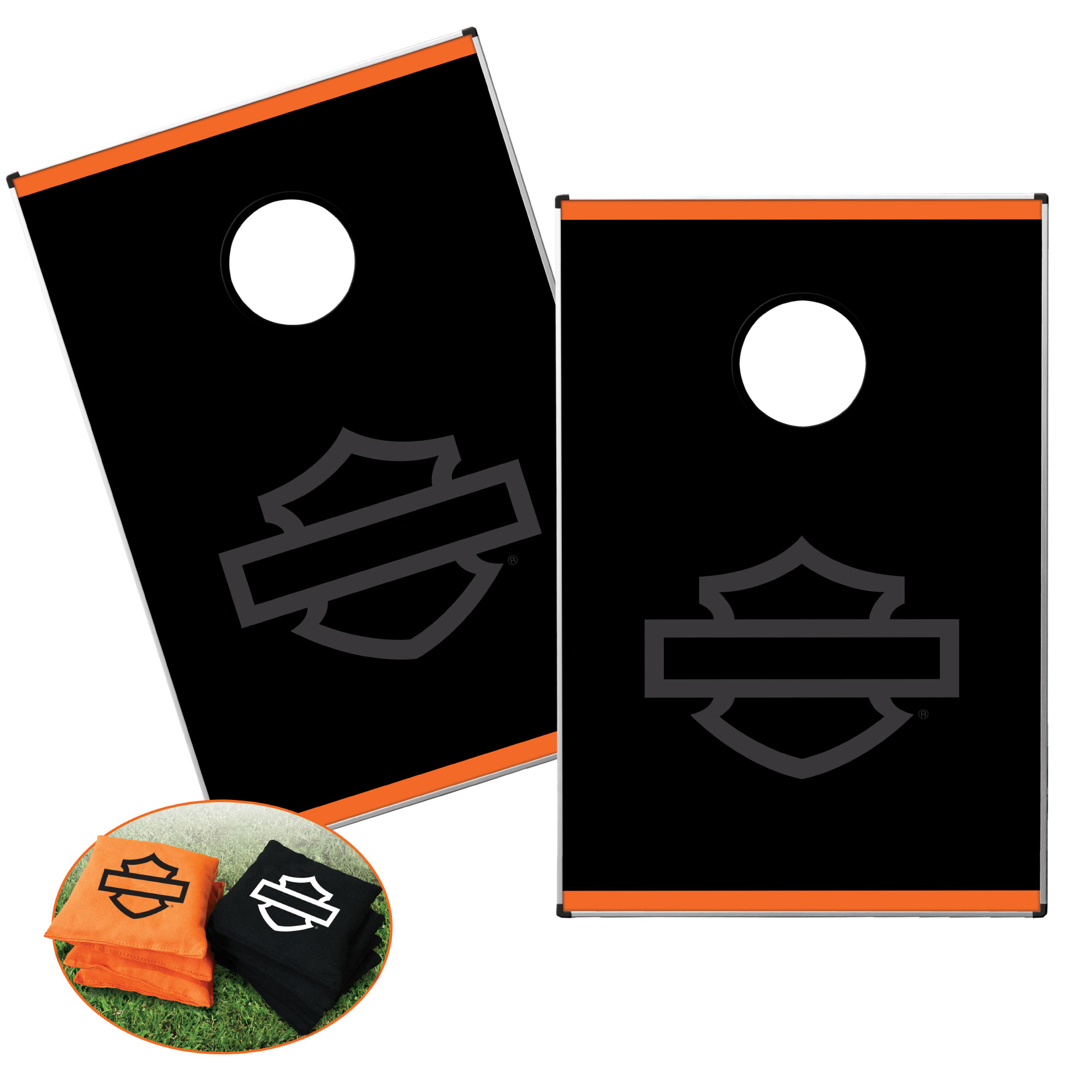 Harley-Davidson® Stealth Bar & Shield Bean Bag Toss Yard Game