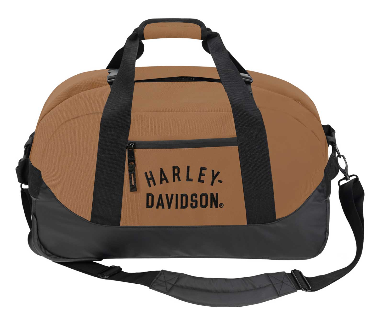 Harley-Davidson Free Shipping - Harley-Davidson 21" Carry-On Rugged Twill Rolling Duffel Bag - Brown (21") - Free Shipping on many products plus Orders Over $99