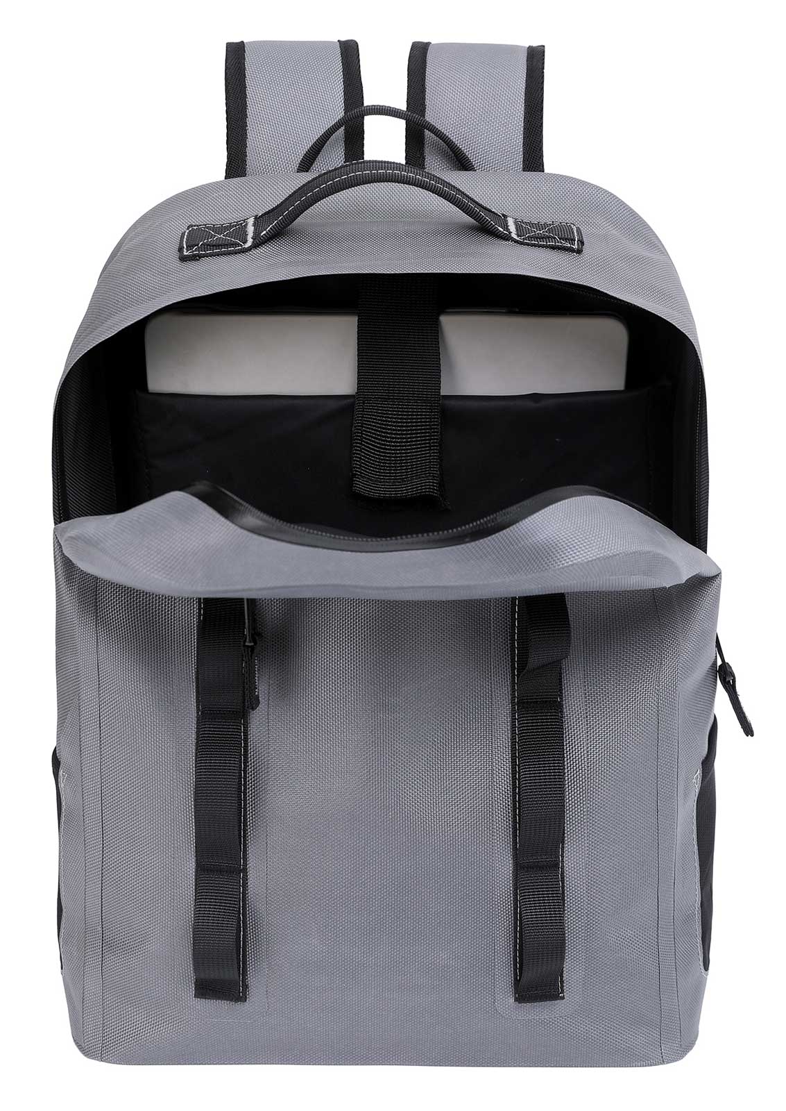 Harley-Davidson Waterproof Backpack, H-D Logo & Adjustable Straps - Silver - No Hassle Returns at Wisconsin Harley