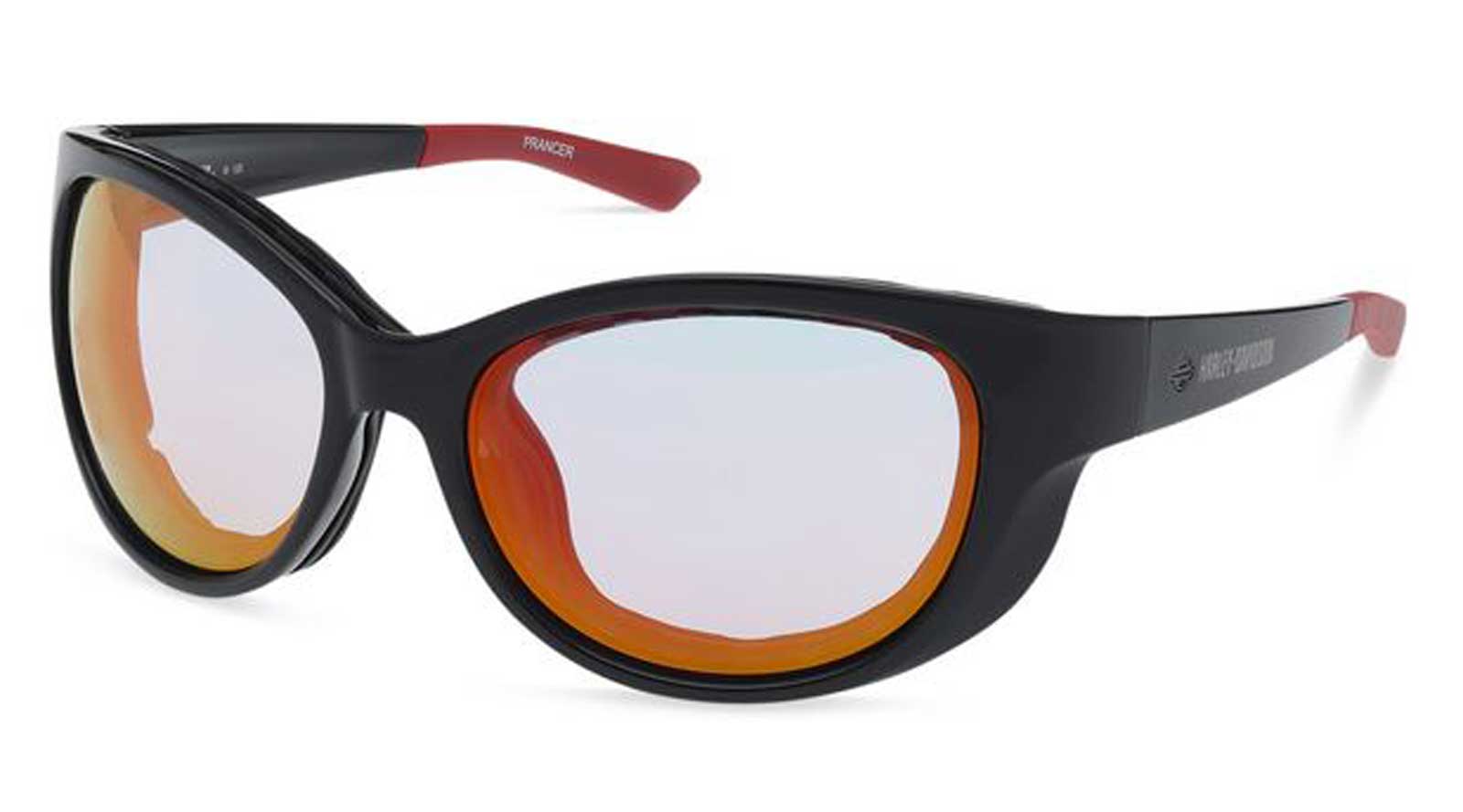 Harley-Davidson Women's Prancer Sport Photochromic Sunglasses, Black Frames - Wisconsin Harley-Davidson