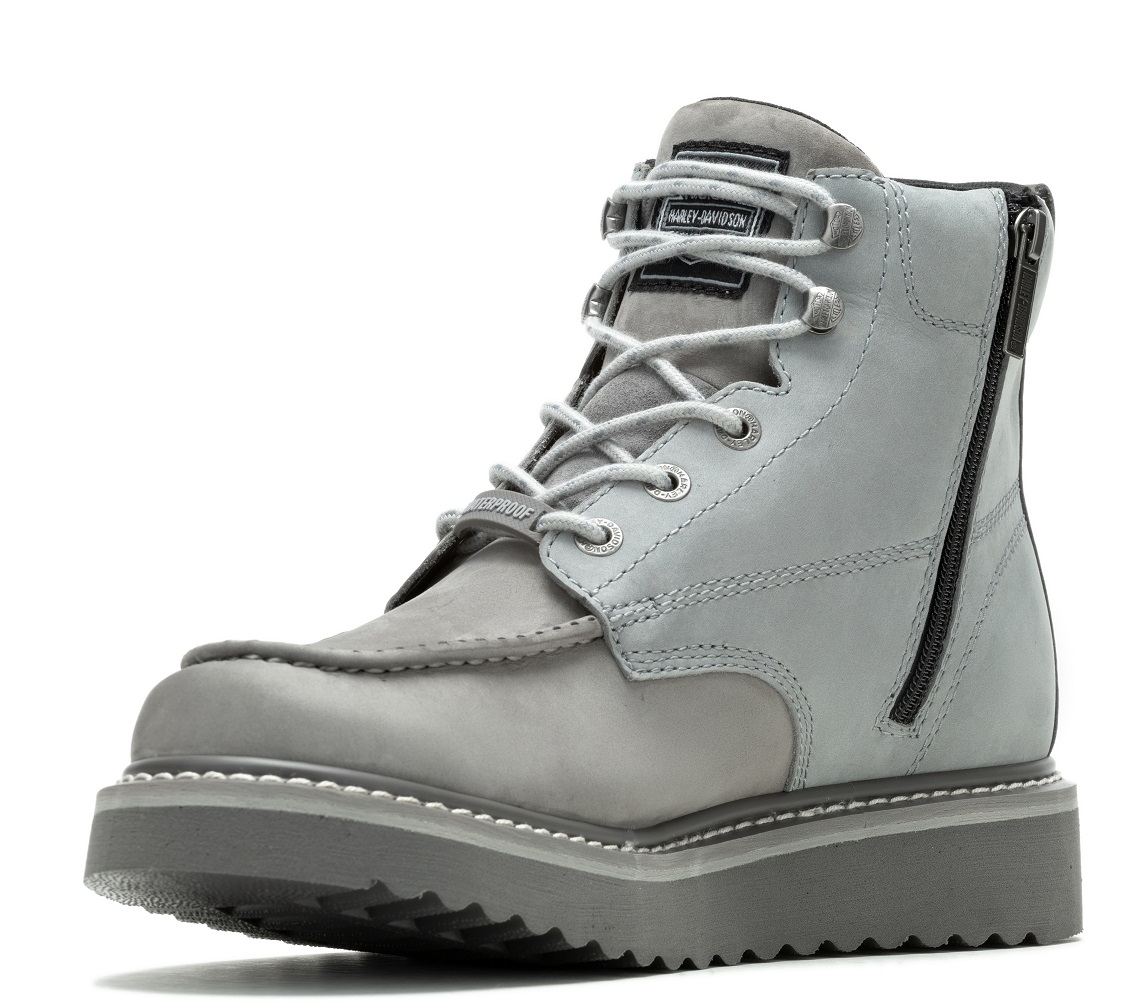 Harley-Davidson® Men's Beau 6-Inch WP Light Grey Leather