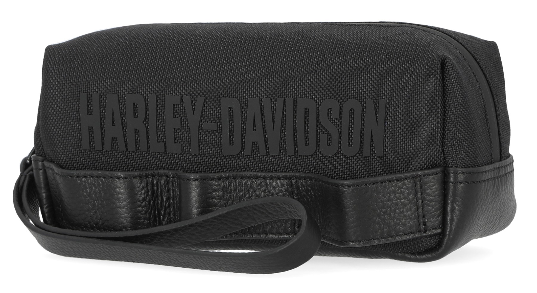 Harley-Davidson Modular Traveling Polyester Toiletry Kit Case - Matte Black - Wisconsin Harley-Davidson