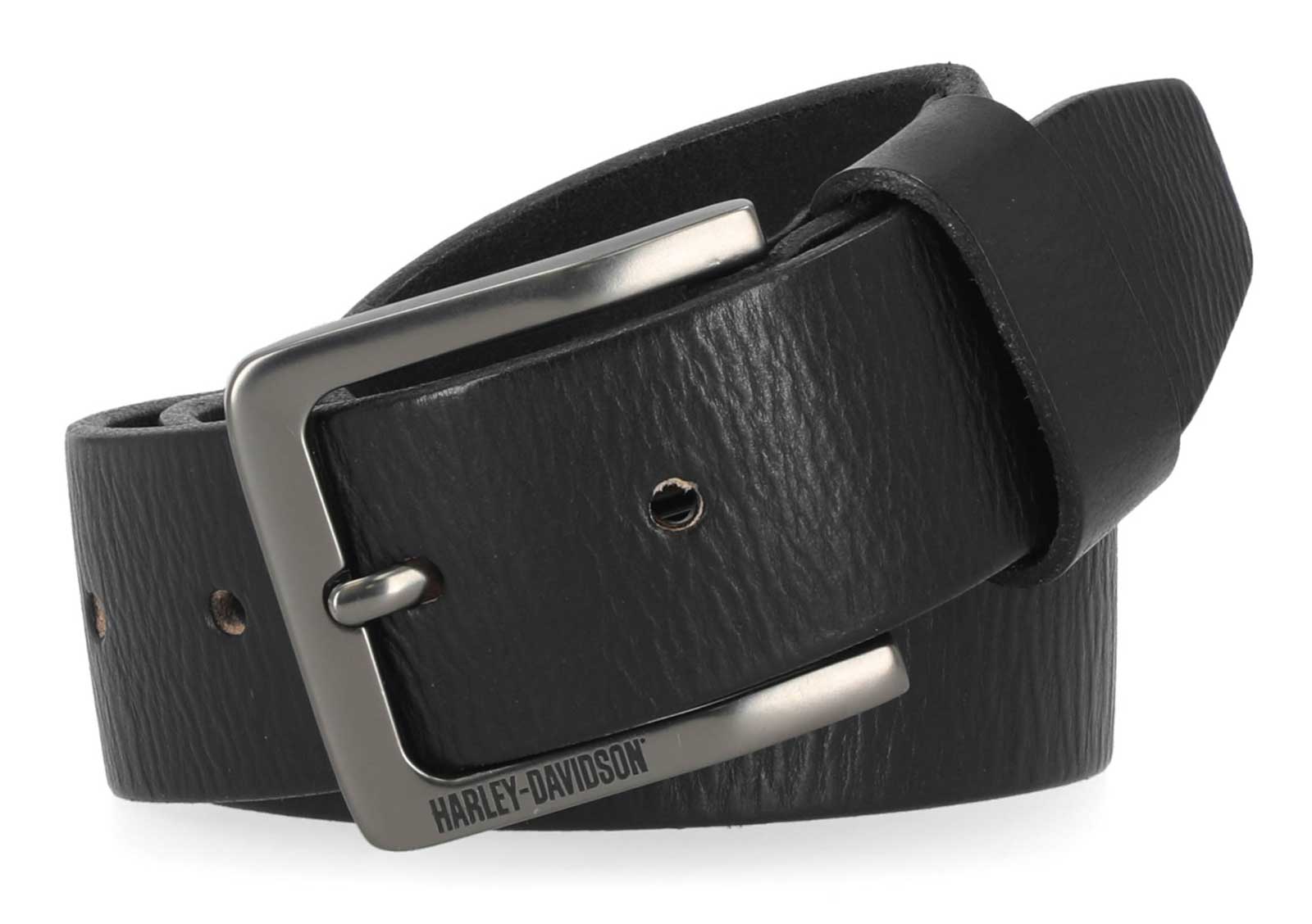 Harley-Davidson® Men's Embossed H-D Logo Genuine Leather