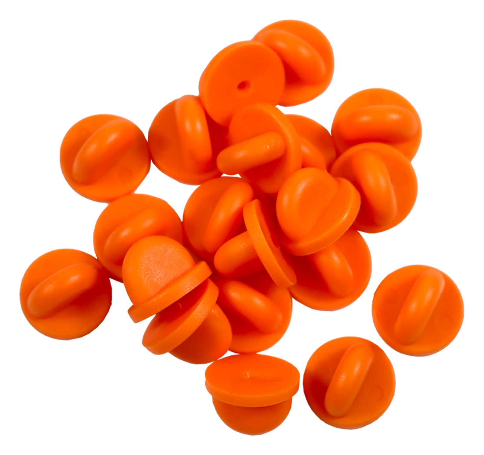 Harley-Davidson Pin Clutch Backings, Soft Vinyl Comfort Fit Replacement, Qty 20 - Wisconsin Harley-Davidson